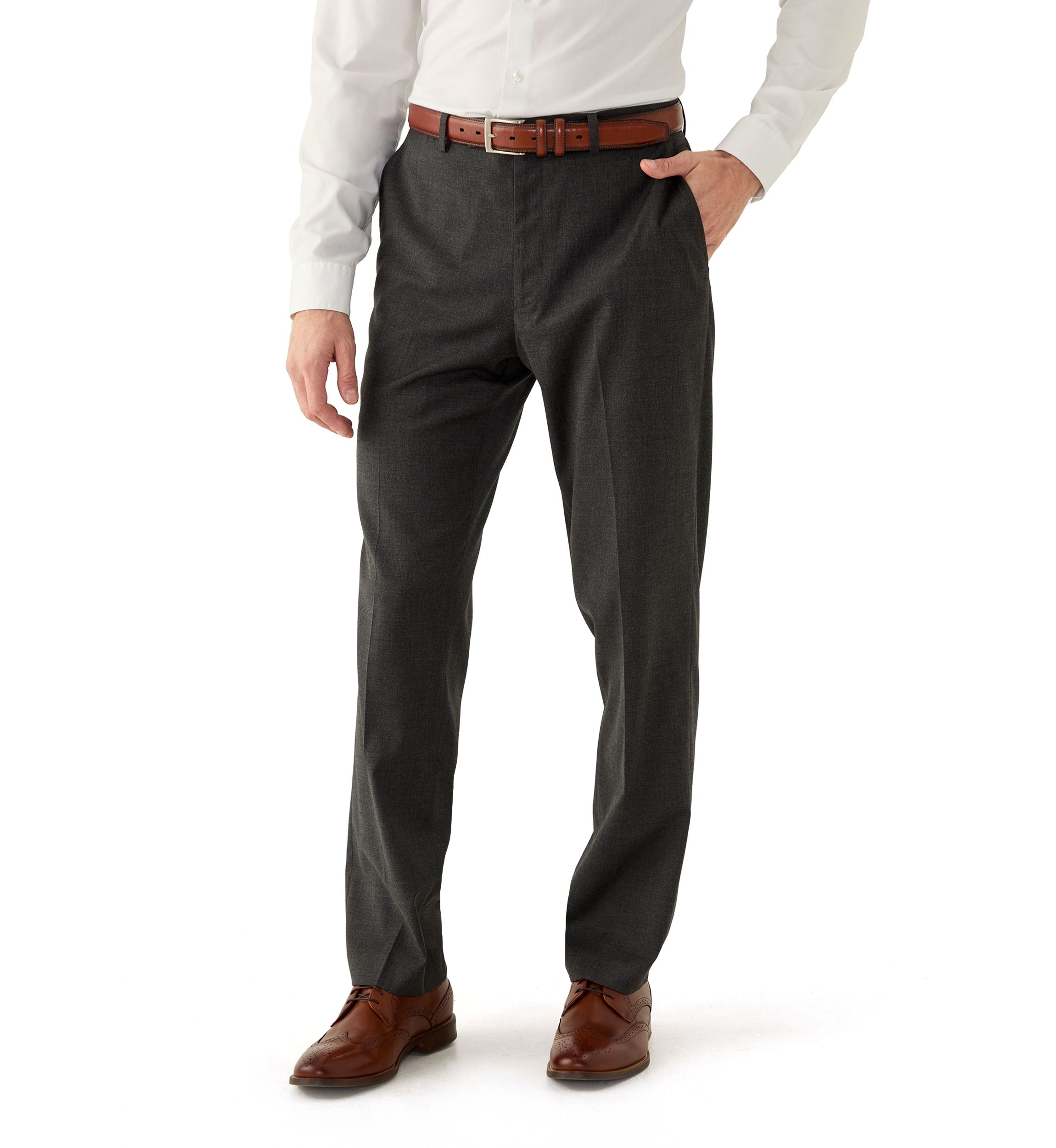 Mens Solid Suit Separate Pants