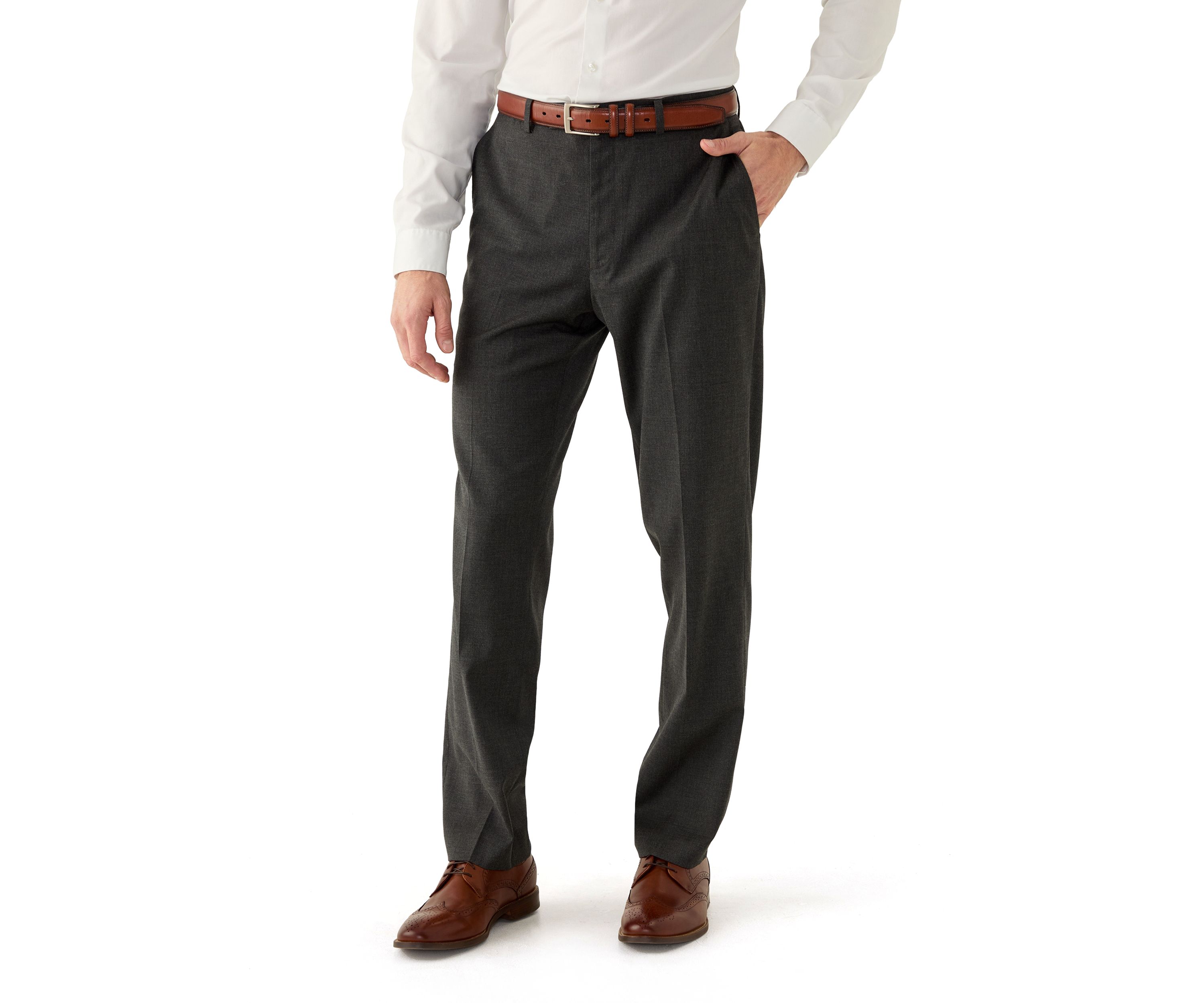 Mens Solid Suit Separate Pants