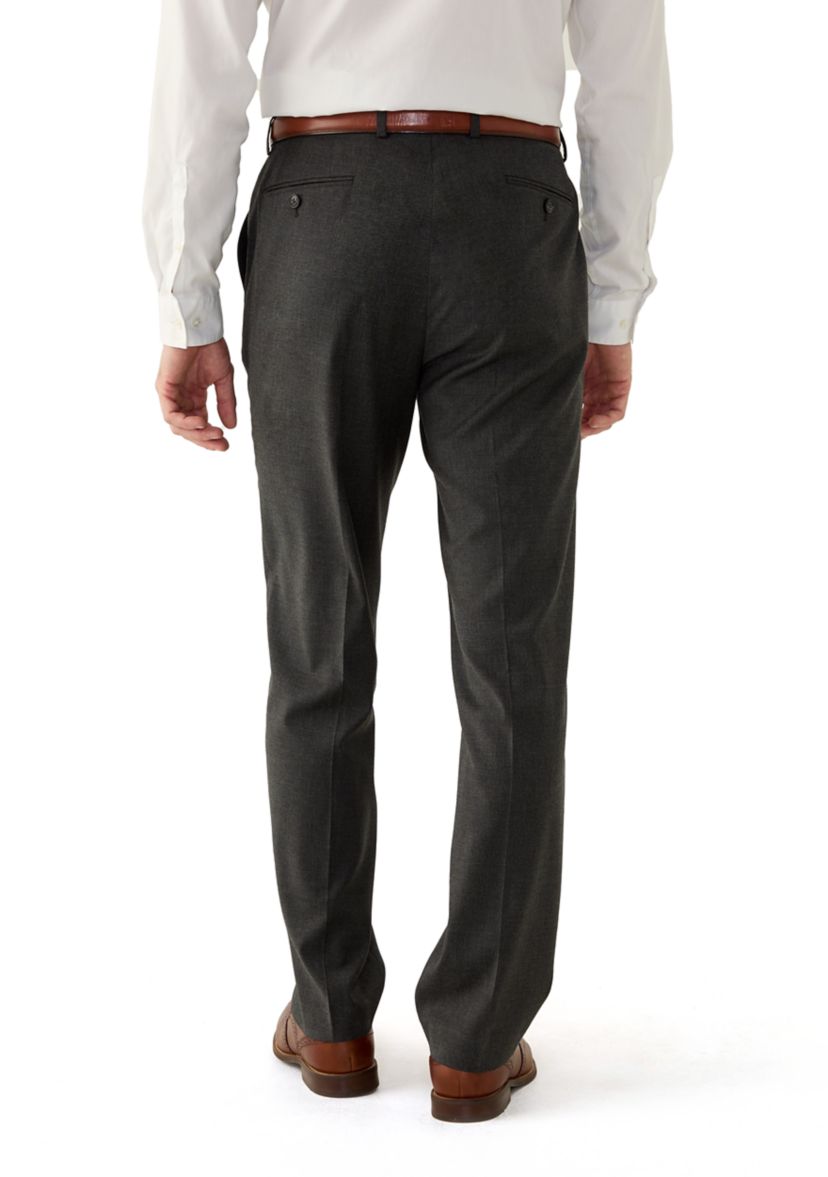 Mens Solid Suit Separate Pants