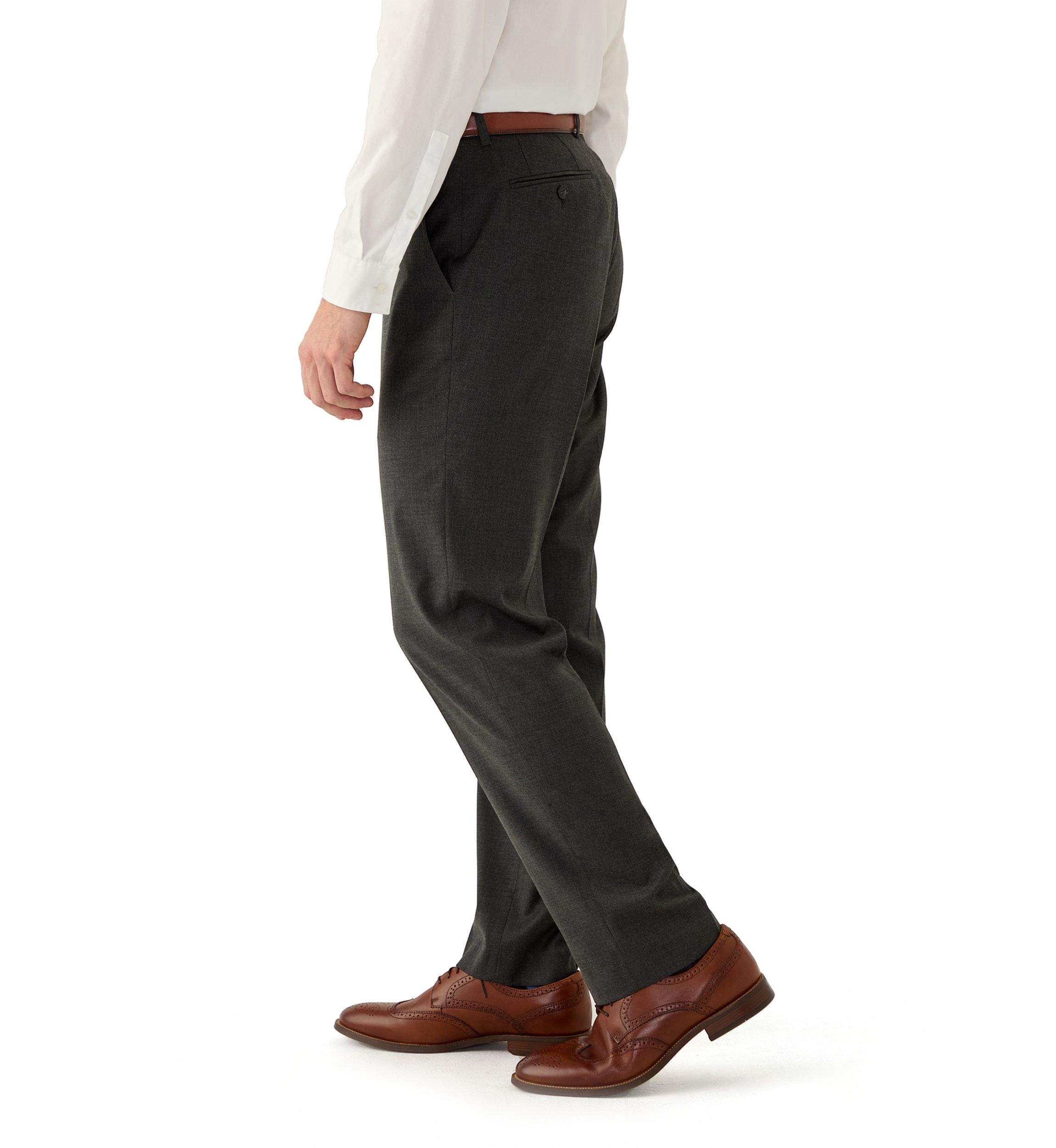 Mens Solid Suit Separate Pants