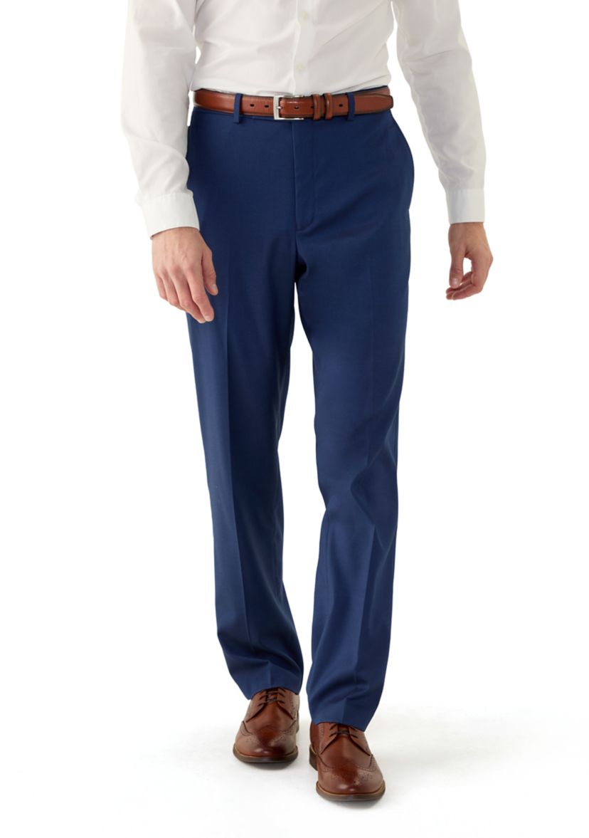 Mens Solid Suit Separate Pants
