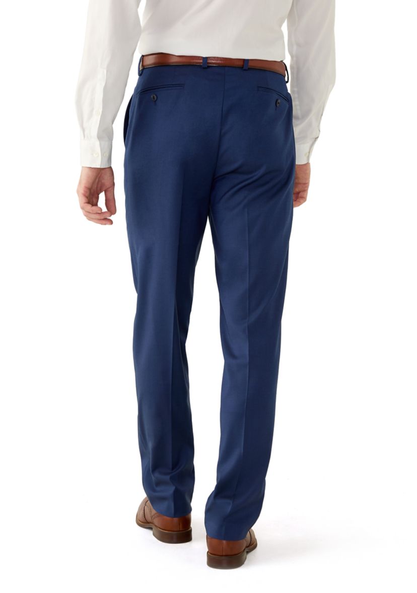 Mens Solid Suit Separate Pants