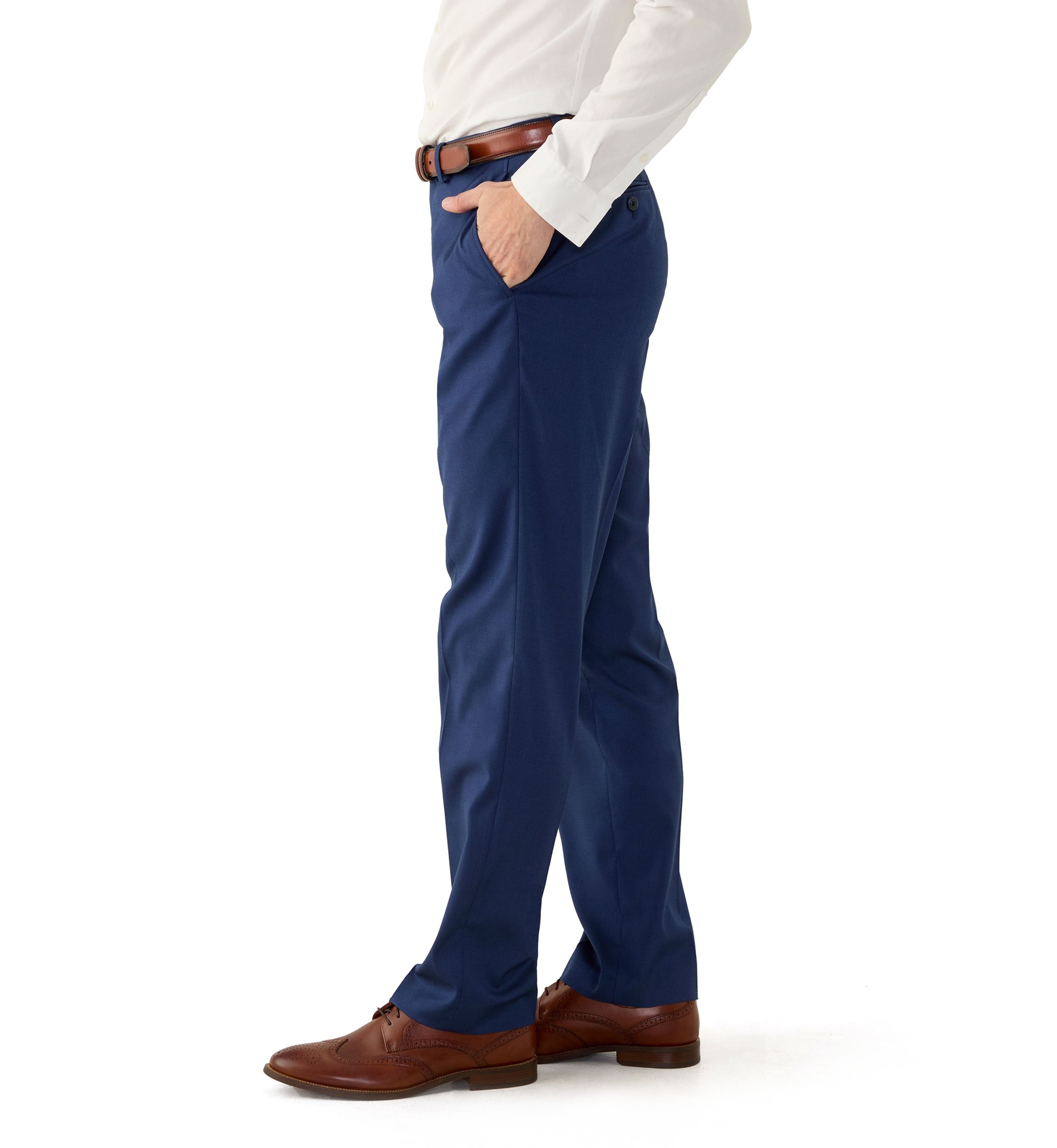 Mens Solid Suit Separate Pants