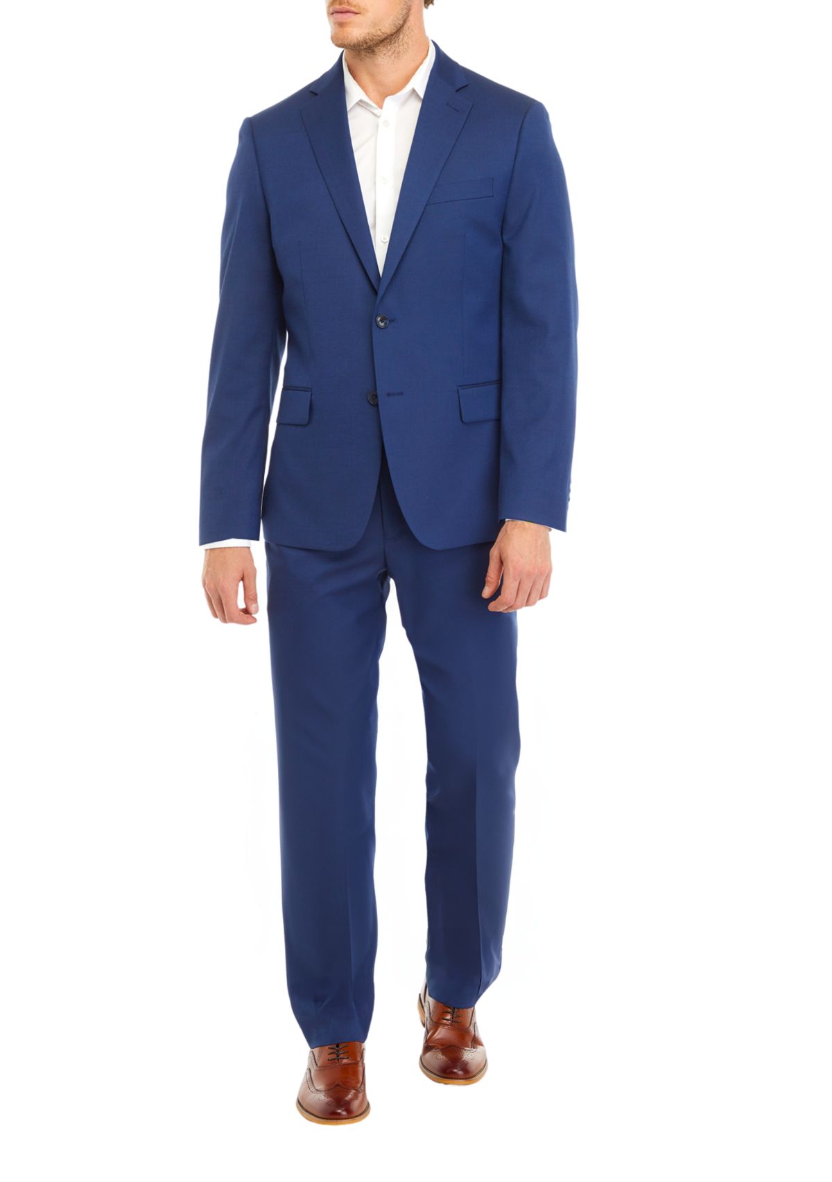 Mens Solid Suit Separate Pants