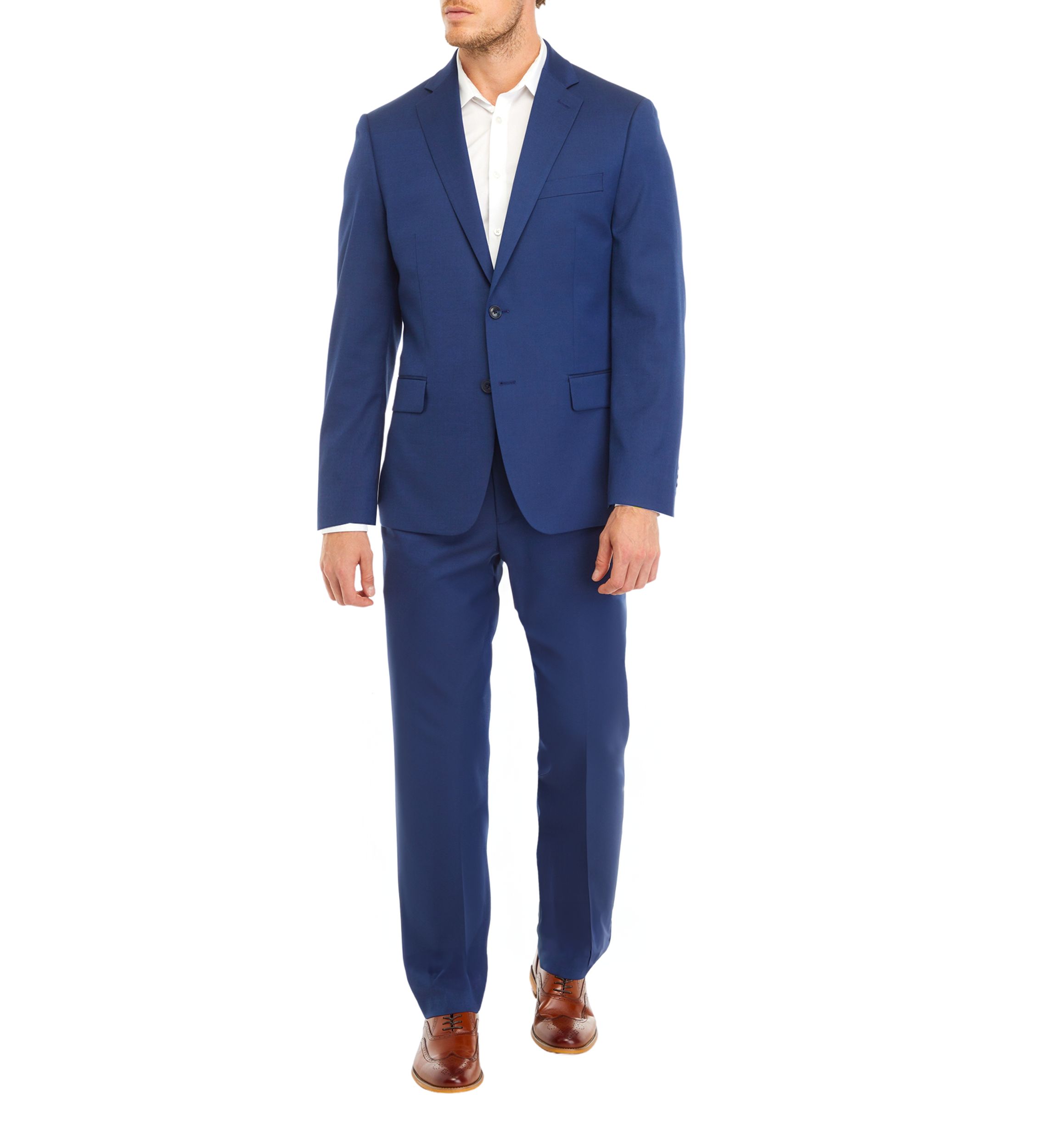 Mens Solid Suit Separate Pants