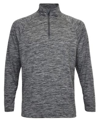 Victory Outfitters Men's Lightweight Active 1/4-Zip Stretch Pullover, Grey, 2XL
