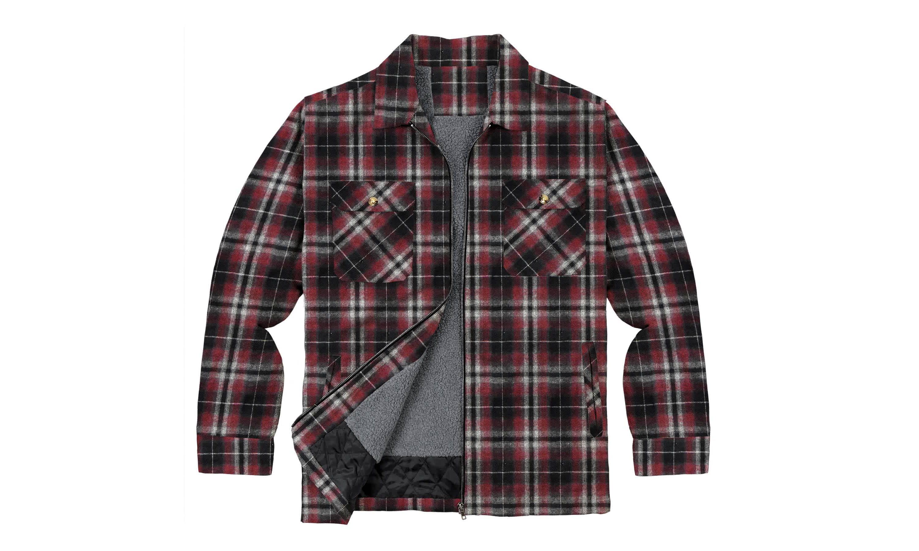 Sherpa Lined Flannel Jacket