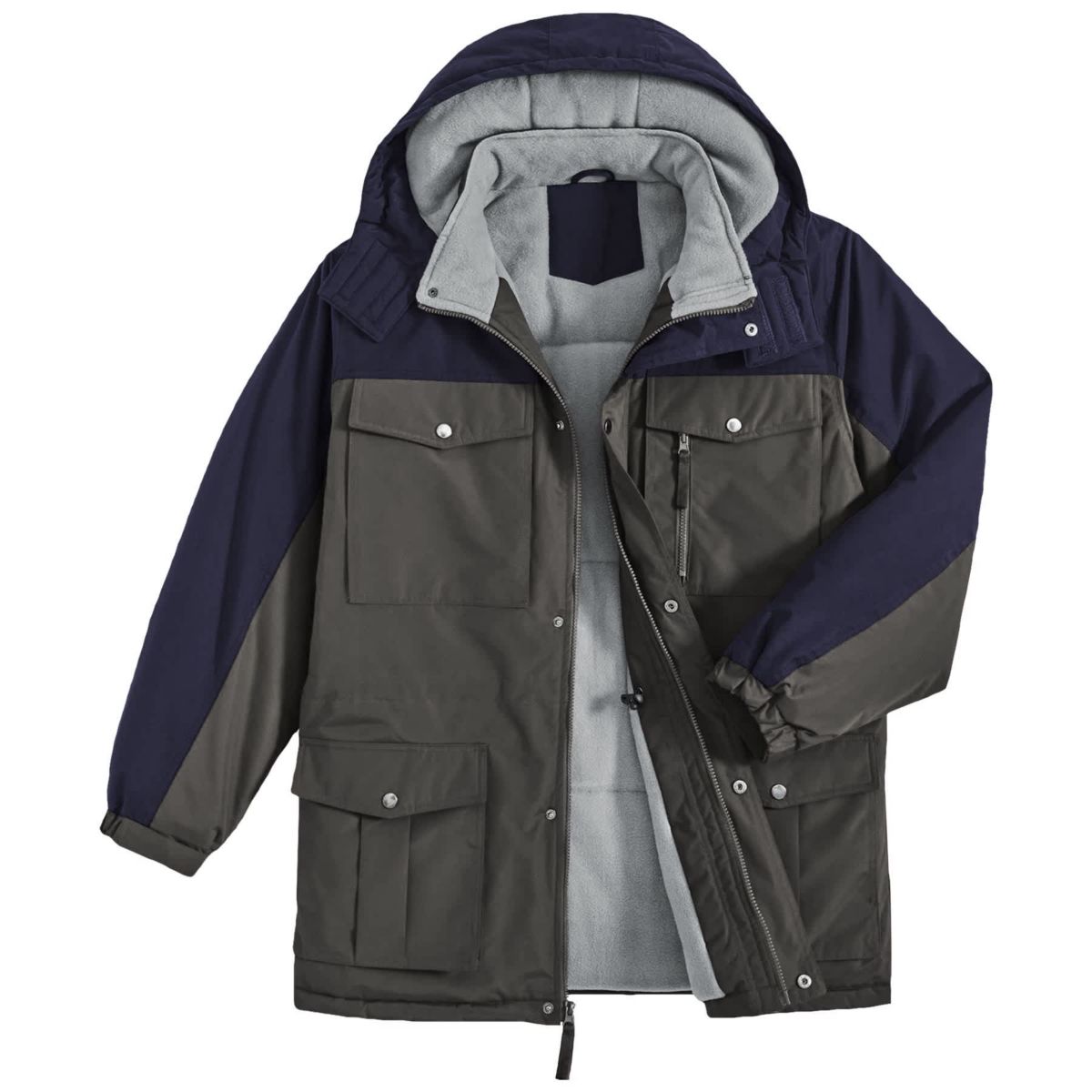 Mens Insulated Hooded Parka