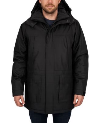 Victory Outfitters Men's Full Zip Hooded Jacket, Black, 3XL