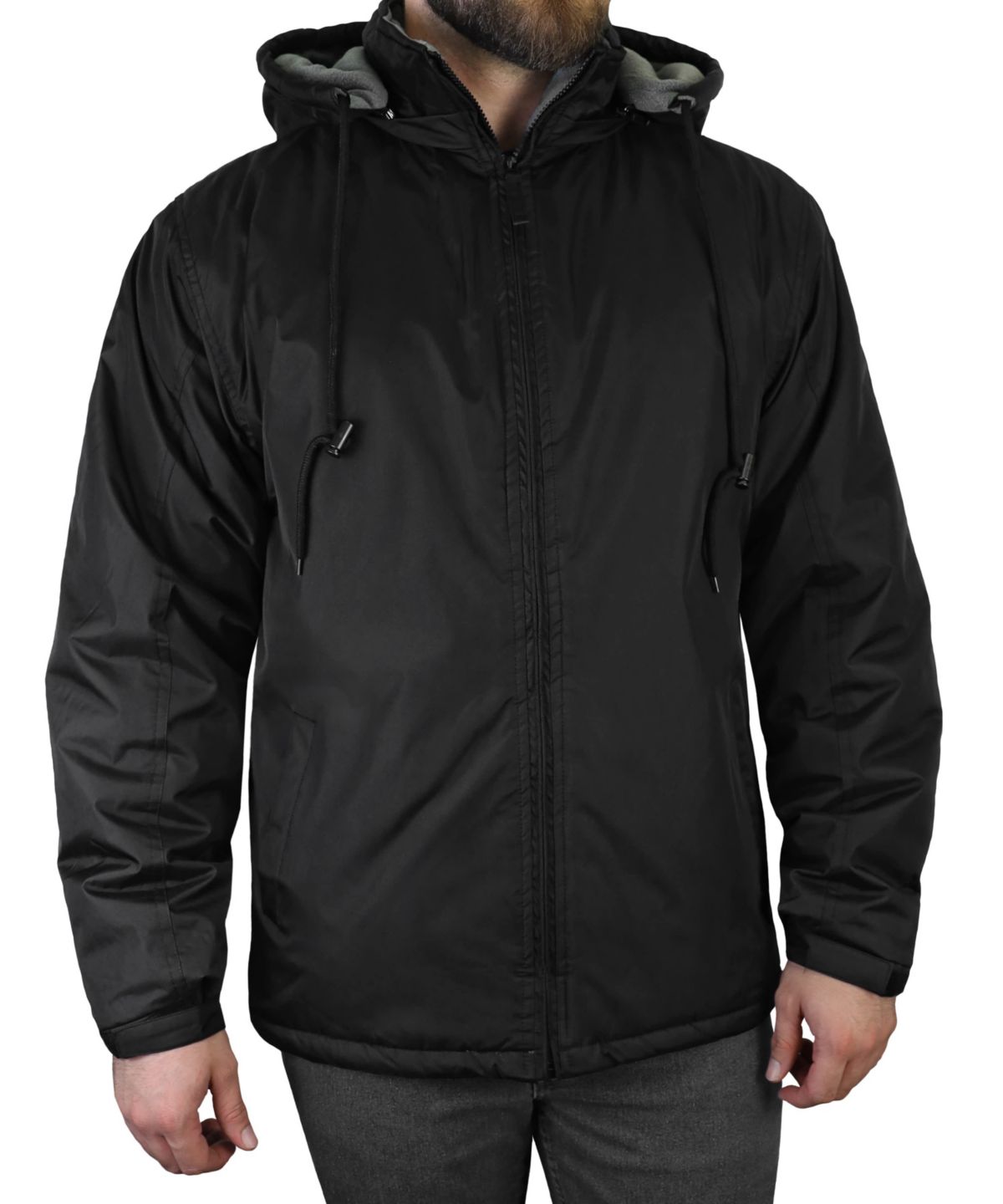 Fleeced Lined Hooded Parka