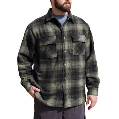 Victory Outfitters Men's Heavy Plaid Woven Shacket