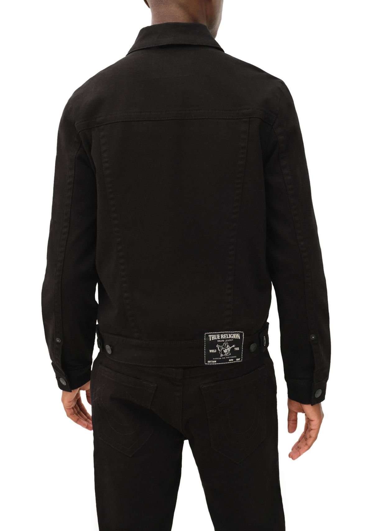 Black Denim Trucker Jacket