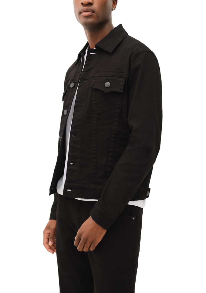 Black Denim Trucker Jacket