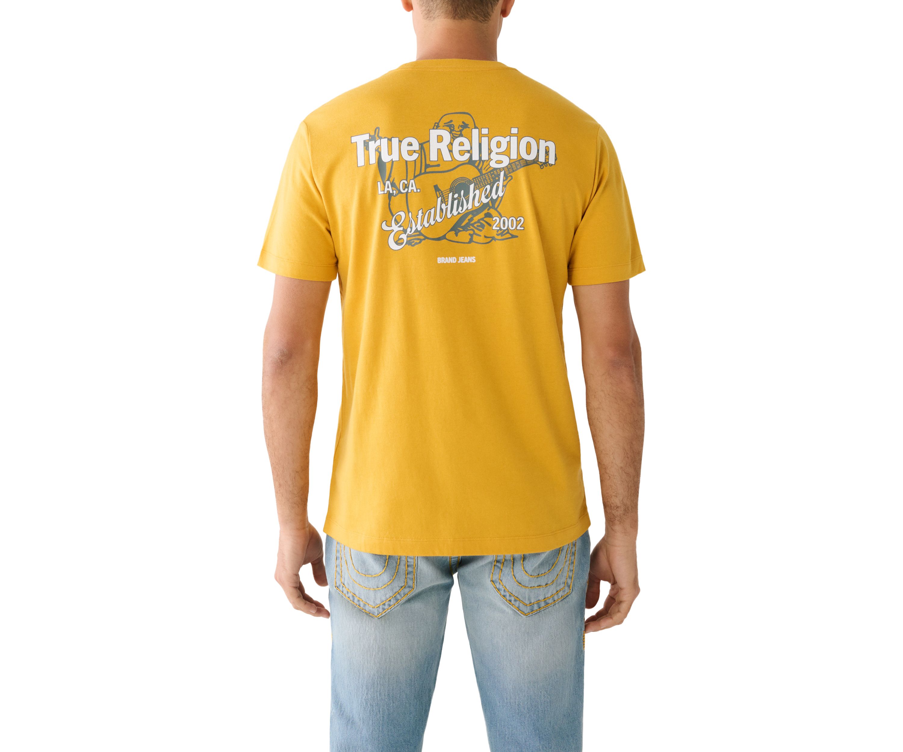 Mens Buddha Logo Graphic T-Shirt