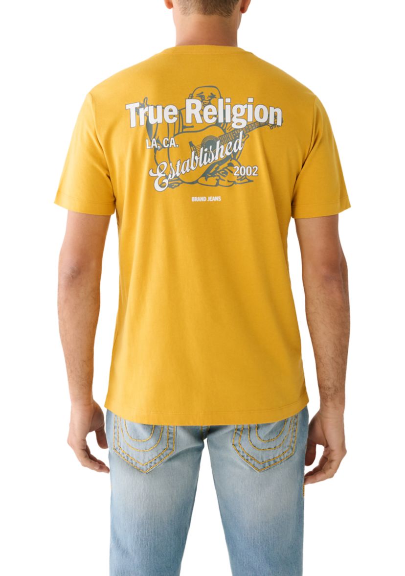 Mens Buddha Logo Graphic T-Shirt