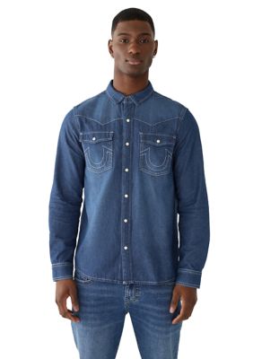 True Religion Men's Chambray Western Shirt | belk