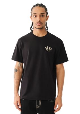 Relaxed Fit Short Sleeve Arch Logo T-Shirt