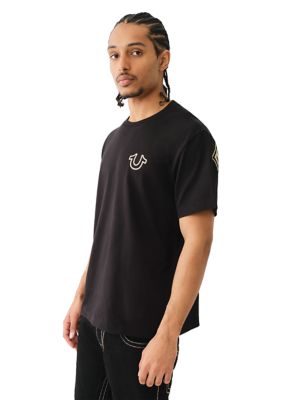 Relaxed Fit Short Sleeve Arch Logo T-Shirt