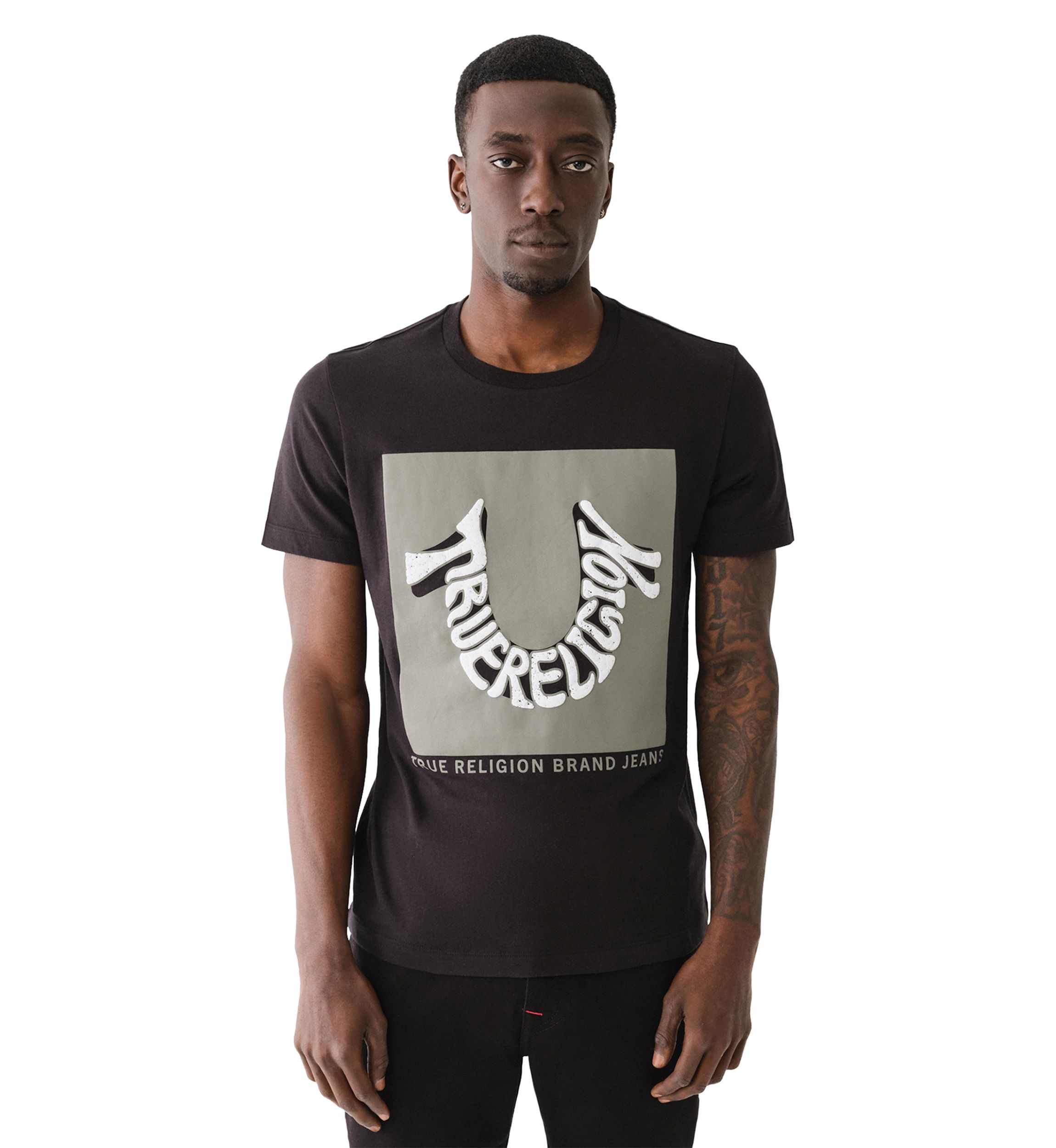 Warped Logo Short Sleeve T-Shirt