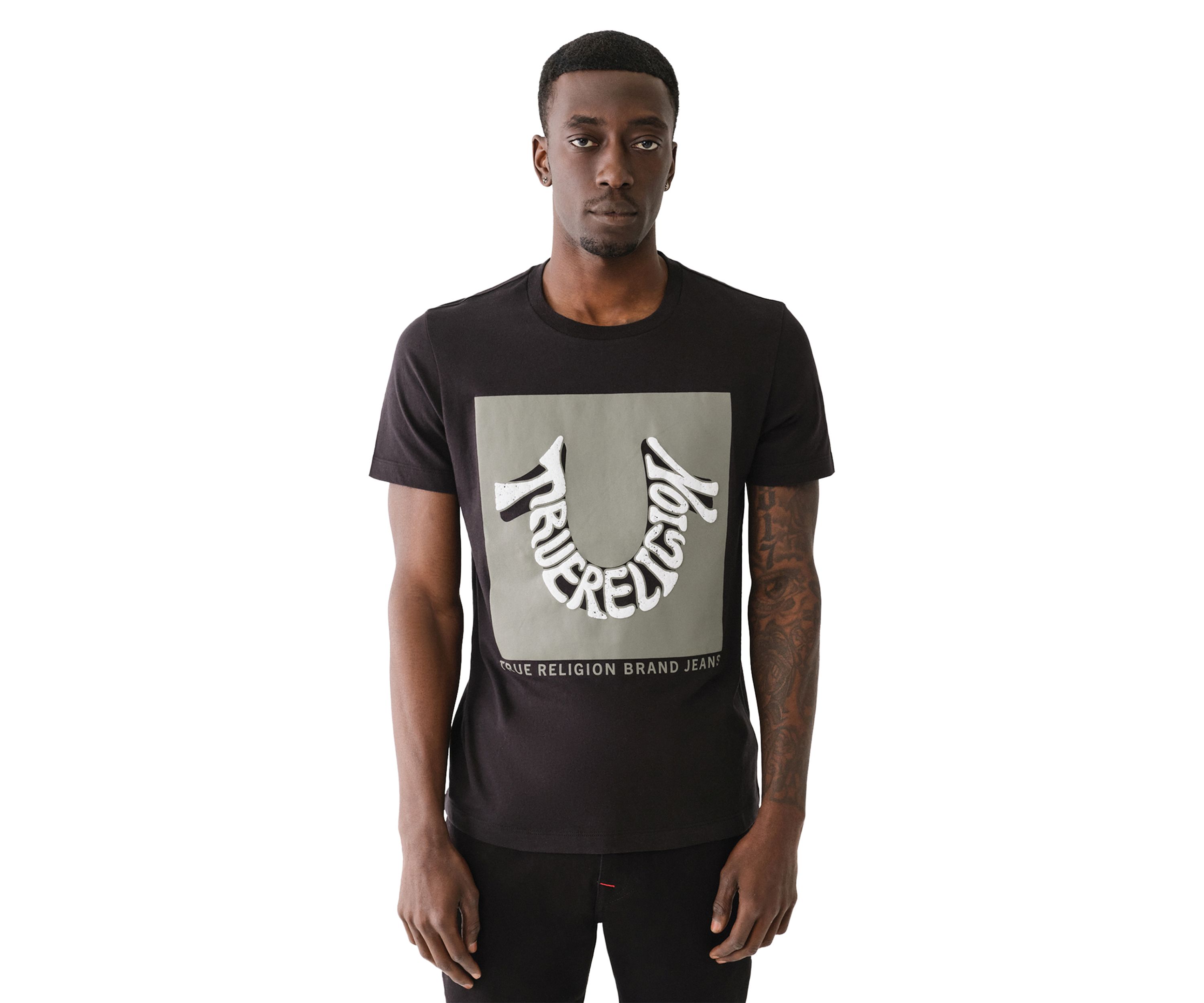 Warped Logo Short Sleeve T-Shirt