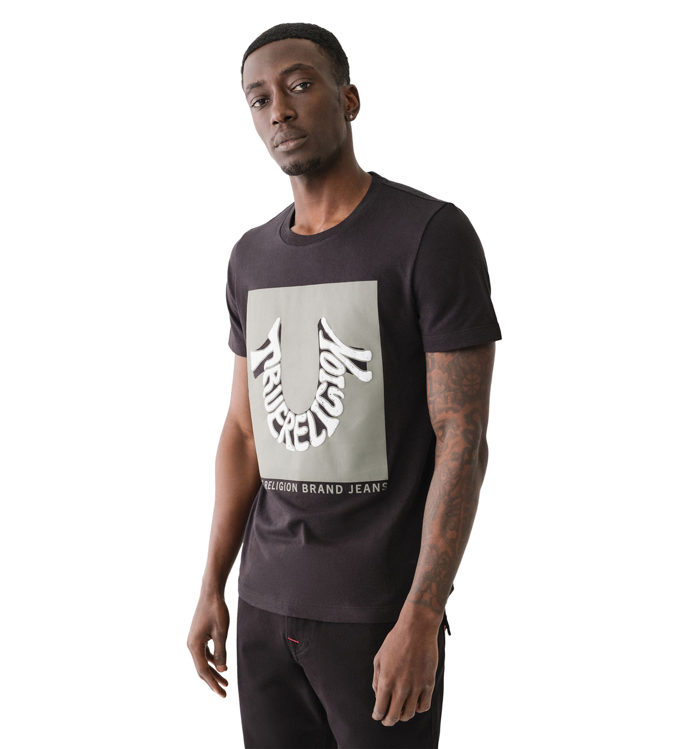 Warped Logo Short Sleeve T-Shirt