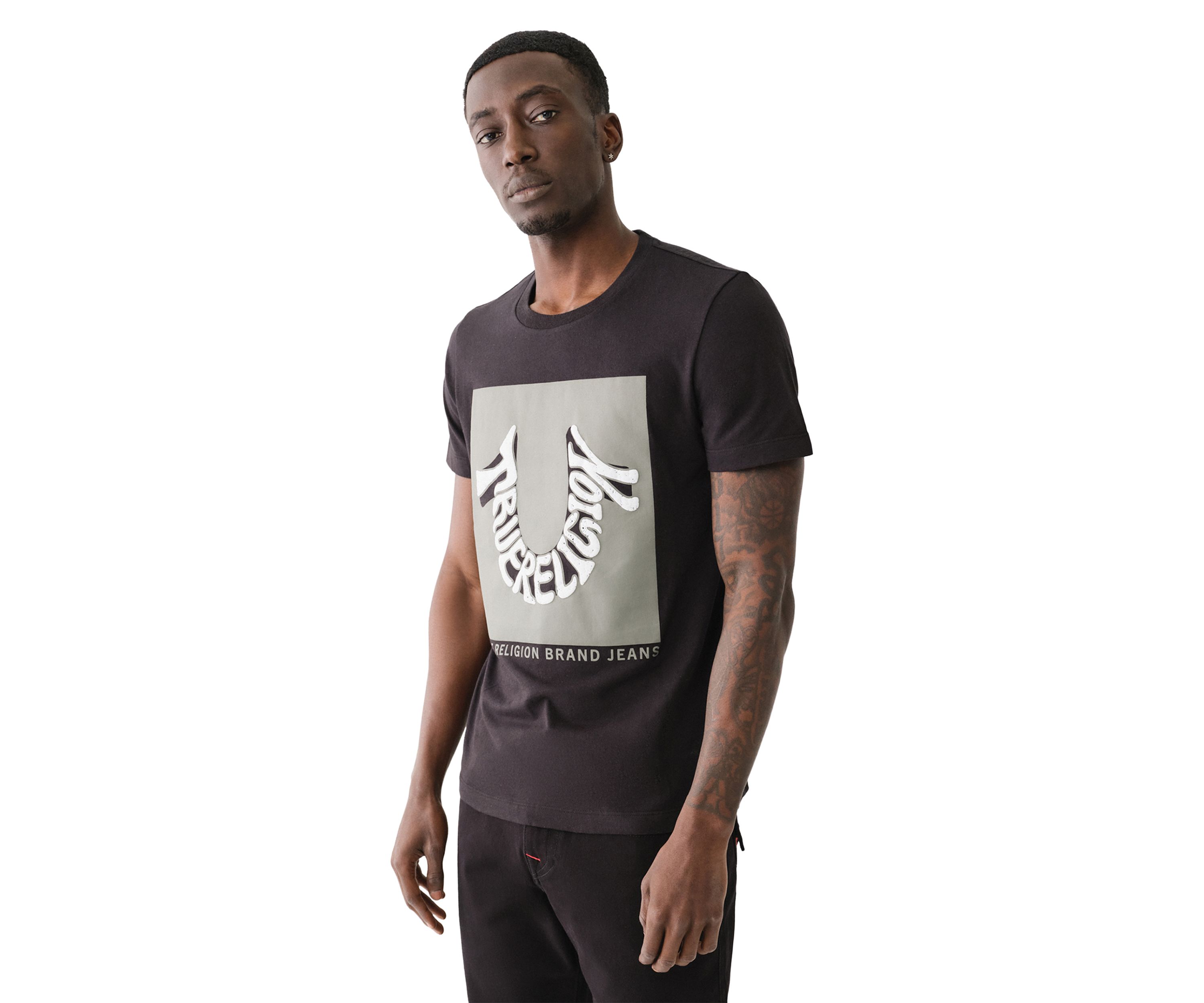 Warped Logo Short Sleeve T-Shirt