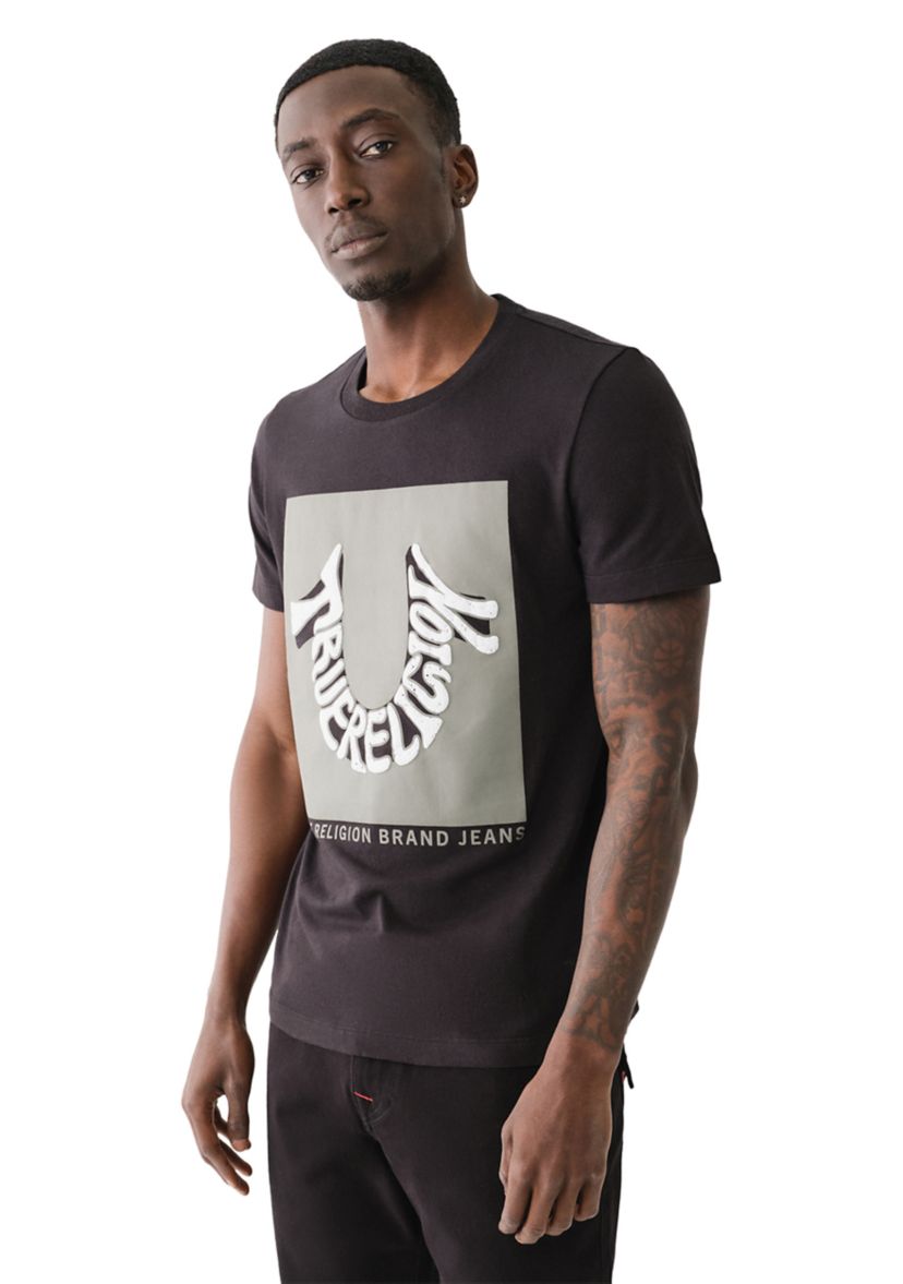 Warped Logo Short Sleeve T-Shirt