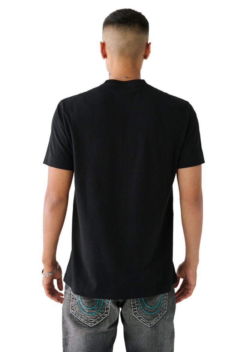 Mens Buddha Logo Graphic T-Shirt
