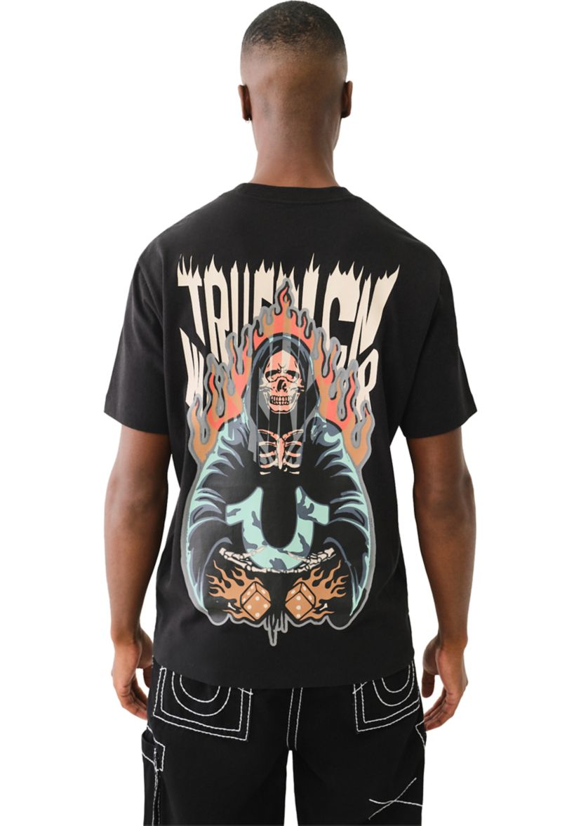 Mens Reaper Graphic Logo T-Shirt