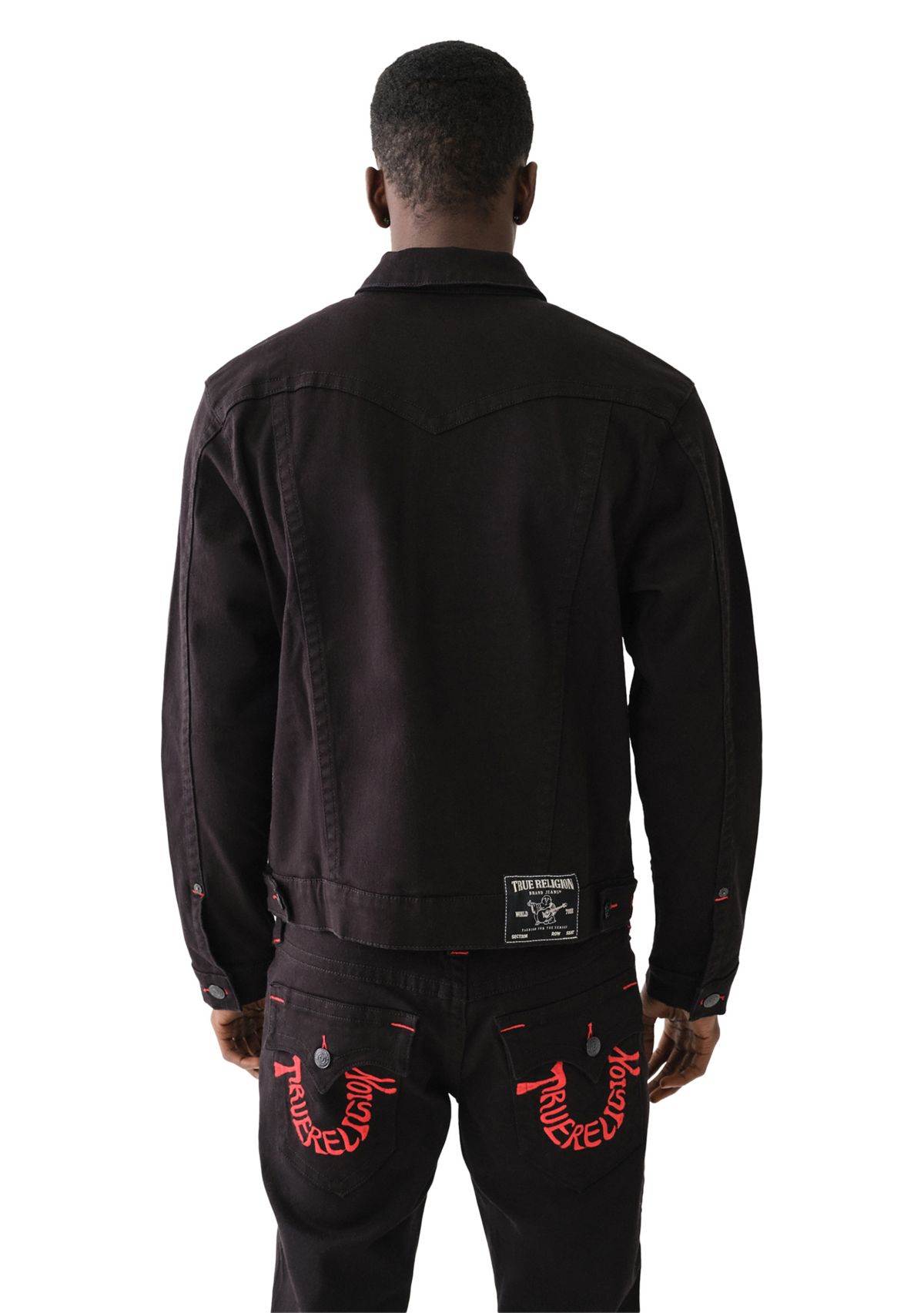 Jimmy Embroidered Pocket Denim Jacket