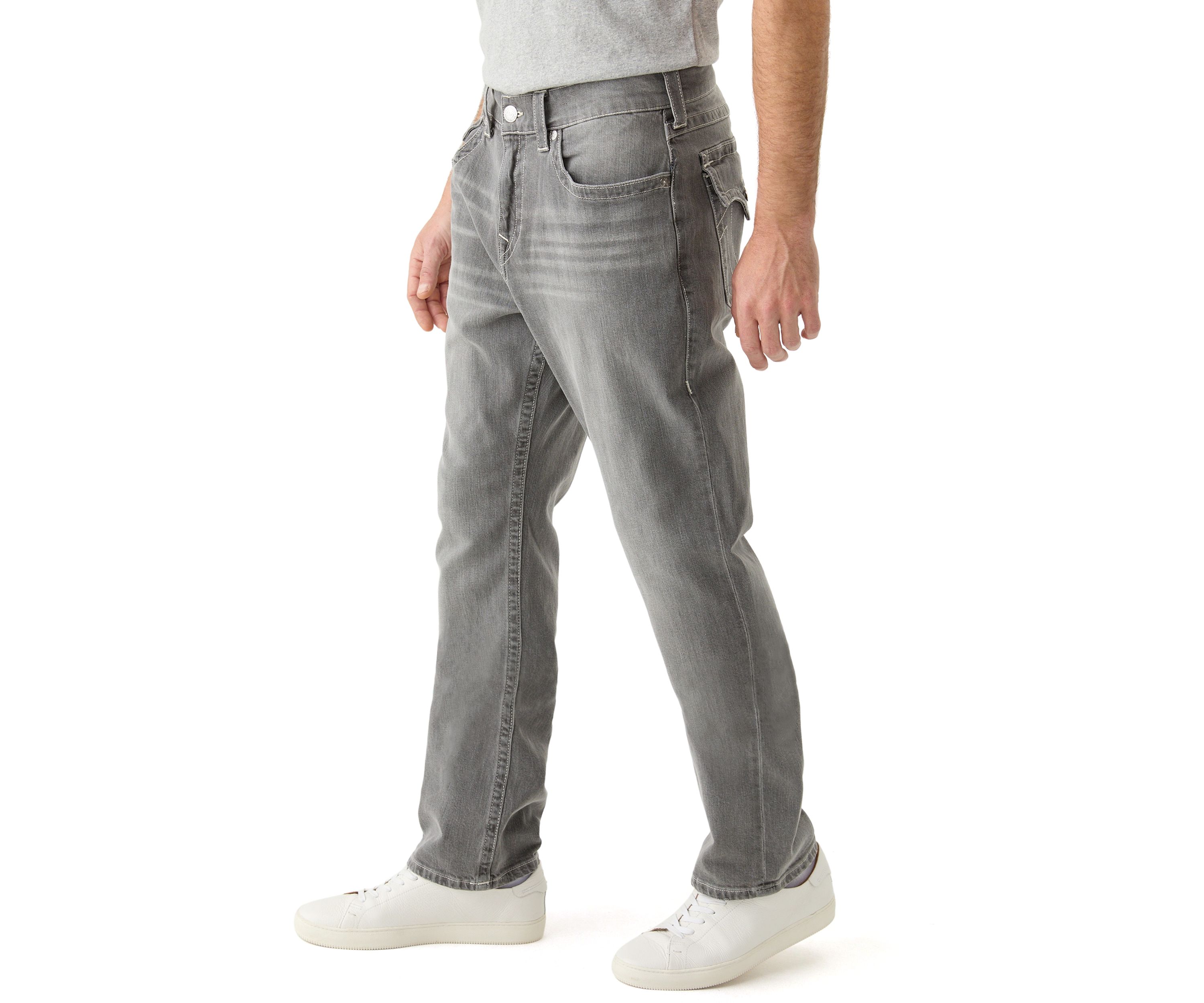 Ricky Straight Single Needle Flap Jeans