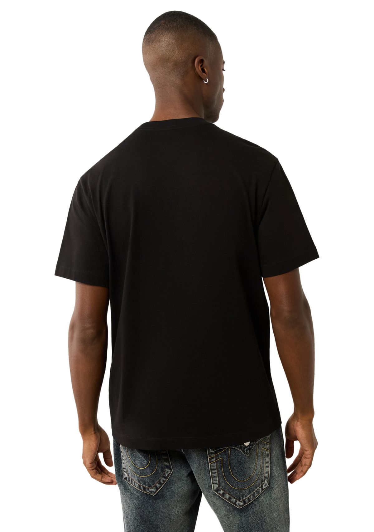 Mens High Density Logo Short Sleeve Graphic T-Shirt