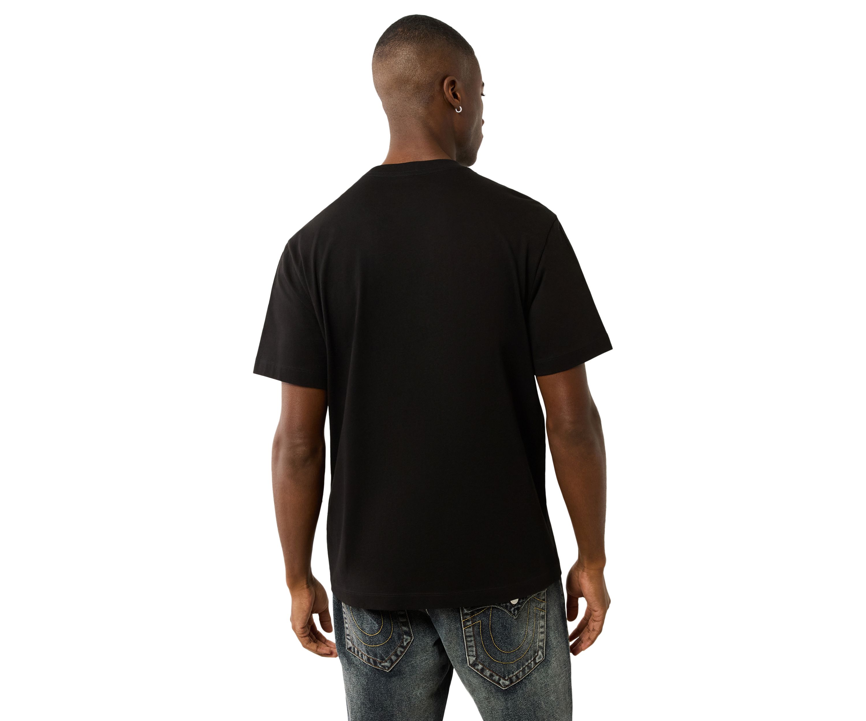 Mens High Density Logo Short Sleeve Graphic T-Shirt