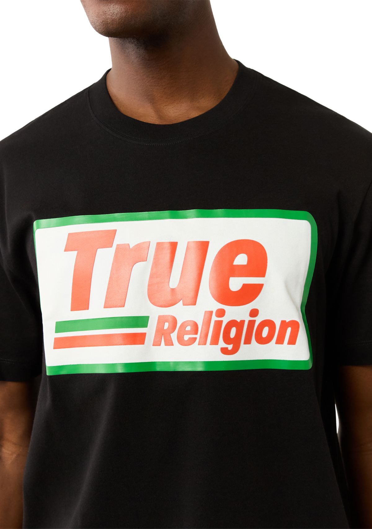 Mens High Density Logo Short Sleeve Graphic T-Shirt