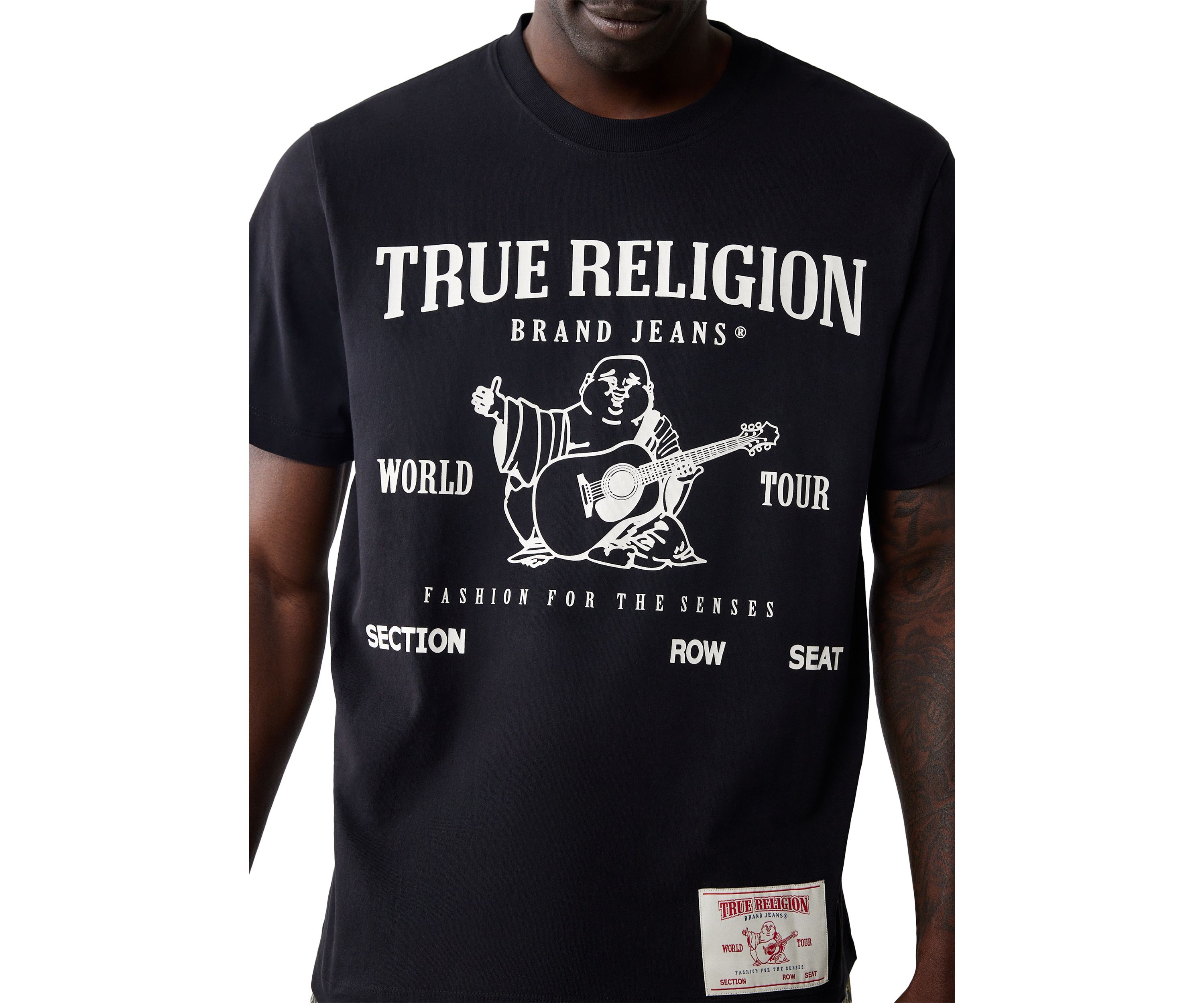 Mens World Tour Logo Short Sleeve Graphic T-Shirt