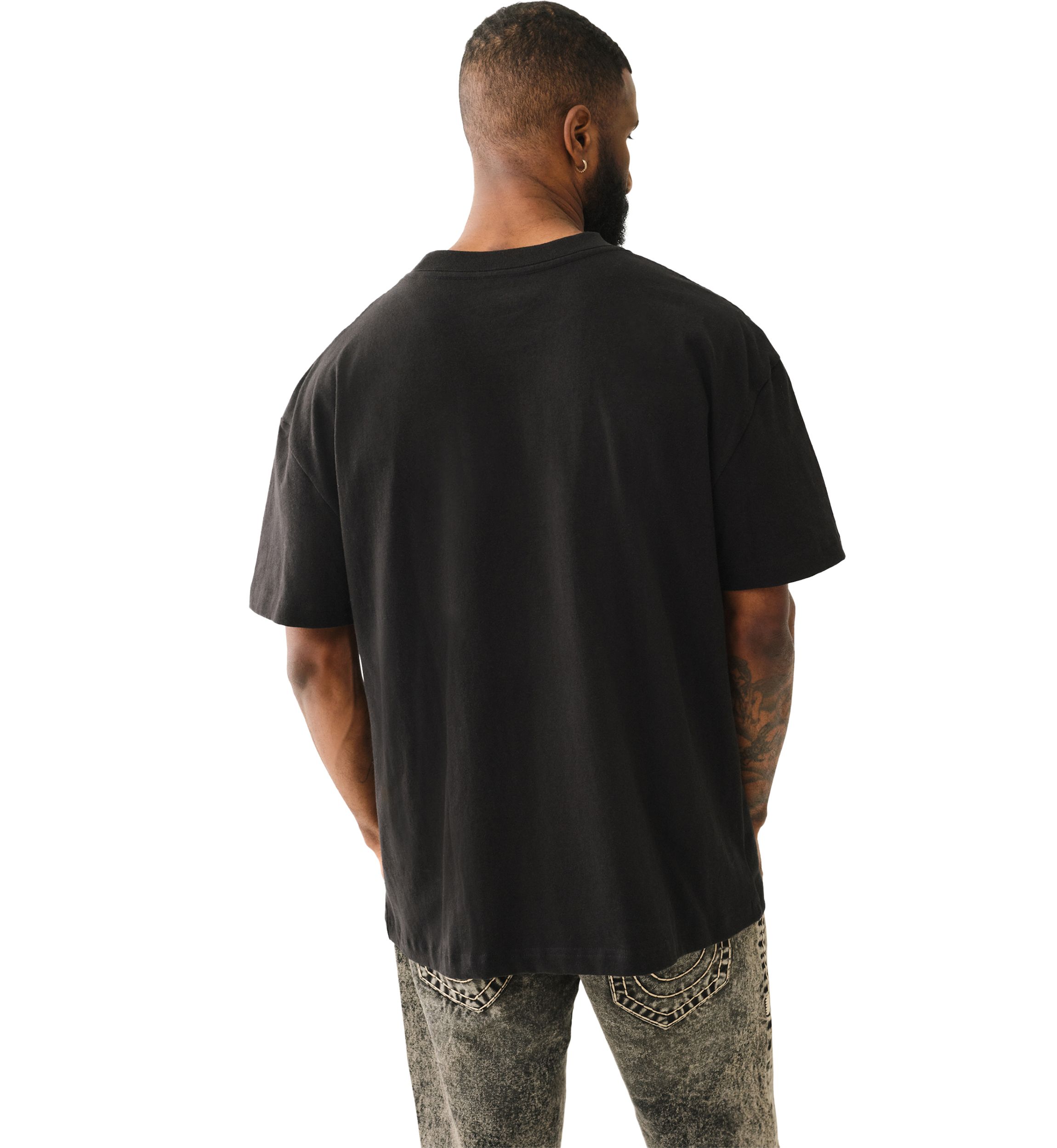Torn Logo Heavyweight Short Sleeve Graphic T-Shirt 