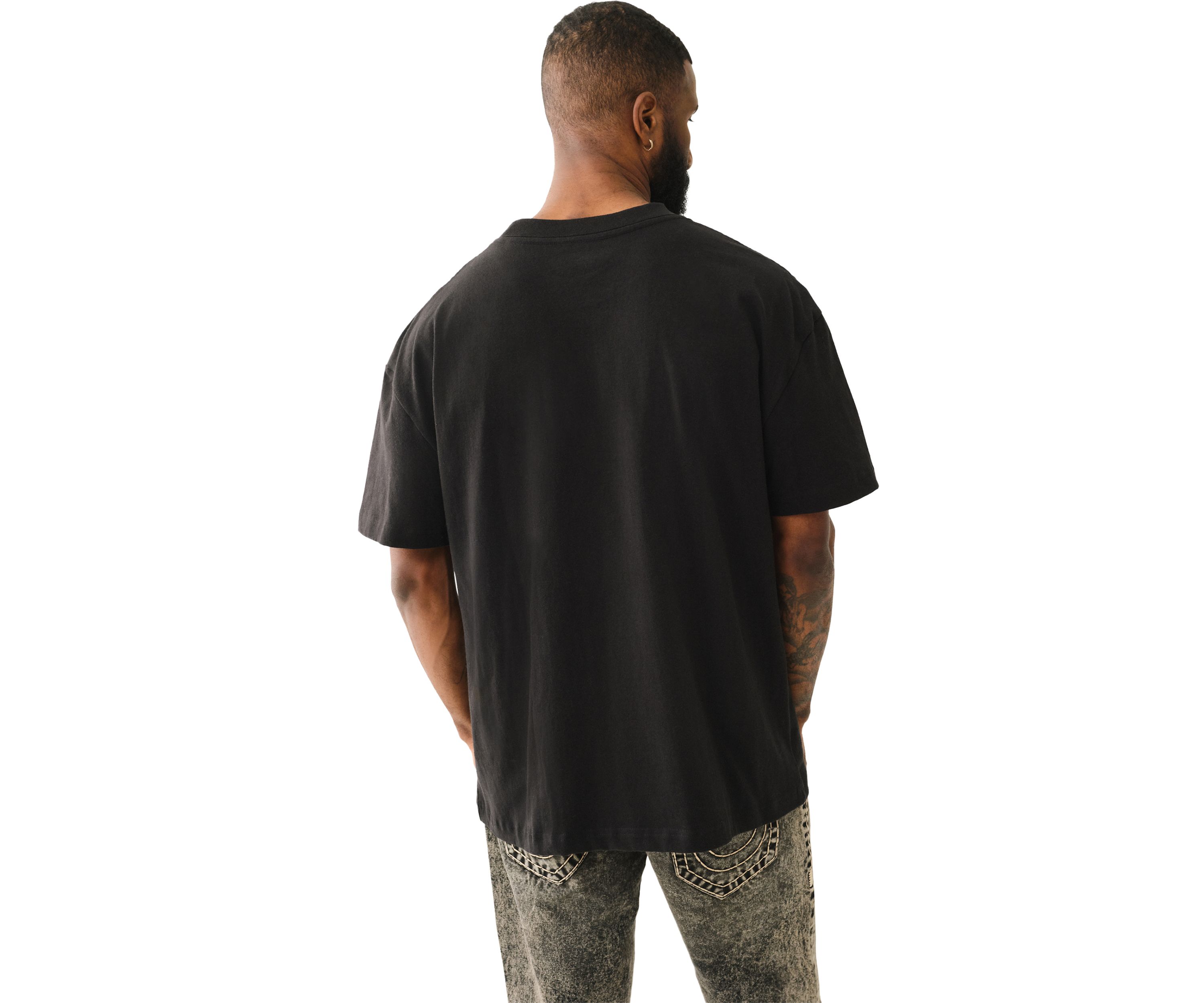 Torn Logo Heavyweight Short Sleeve Graphic T-Shirt 
