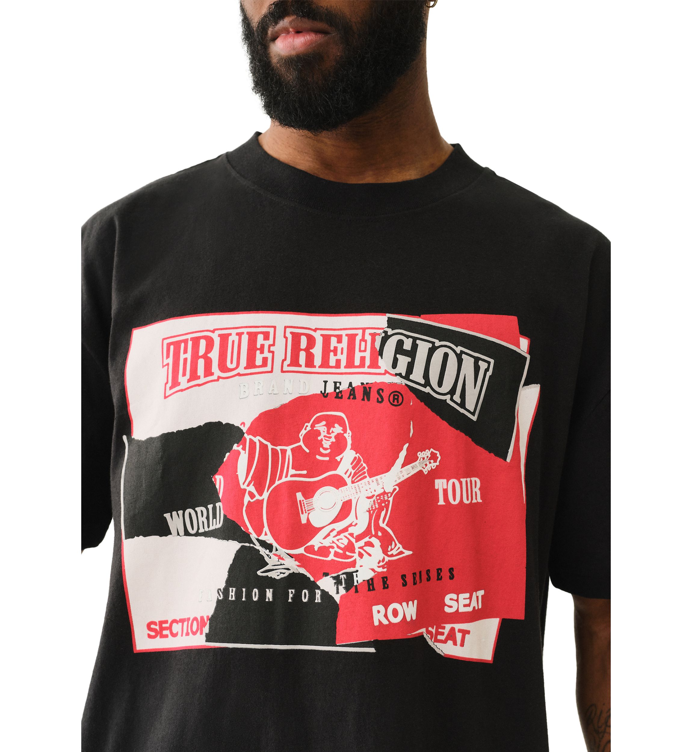 Torn Logo Heavyweight Short Sleeve Graphic T-Shirt 