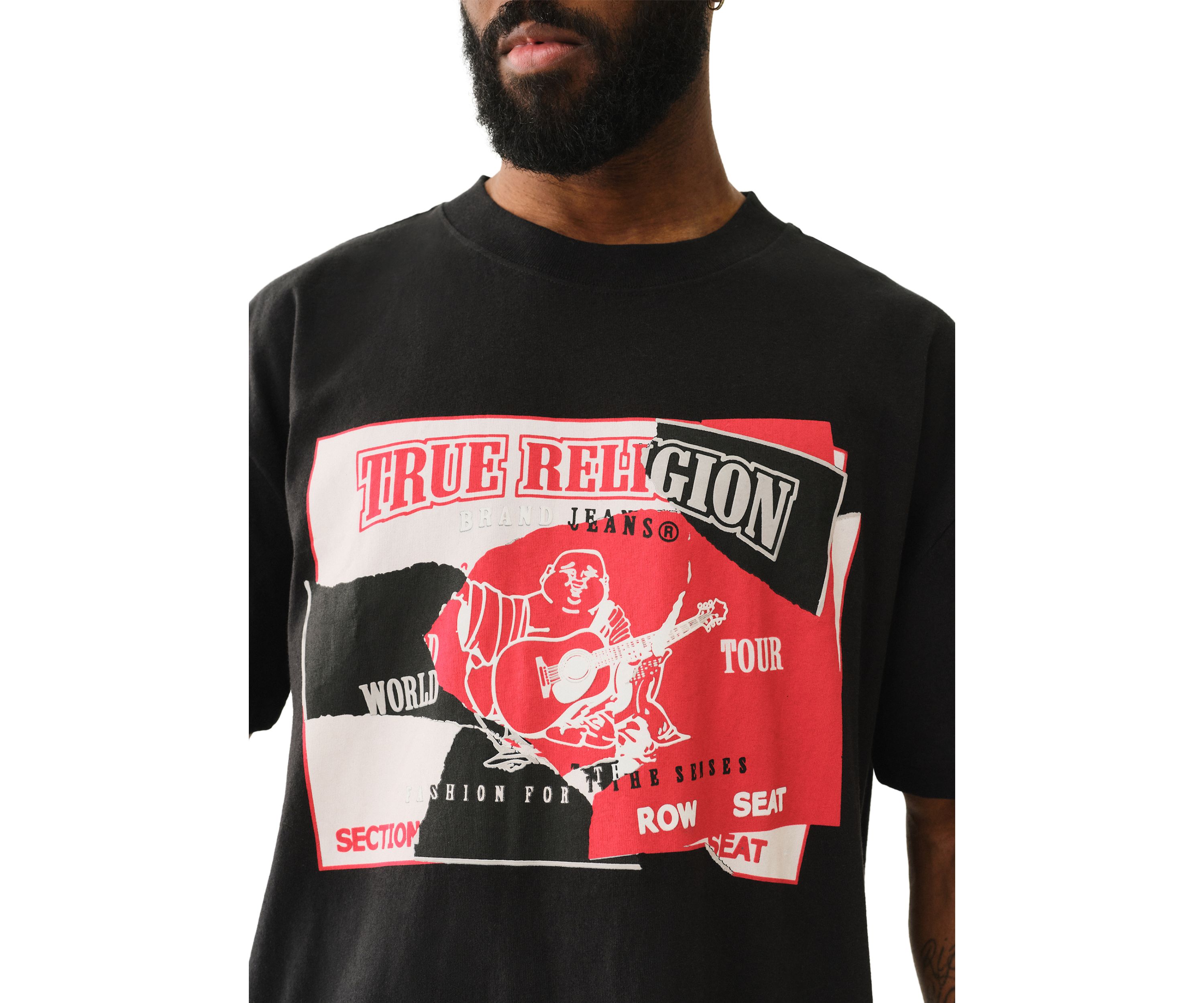 Torn Logo Heavyweight Short Sleeve Graphic T-Shirt 
