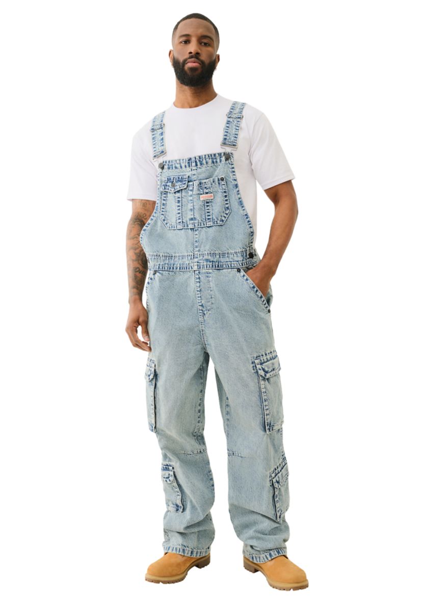 Mens Double Cargo Big T Overalls