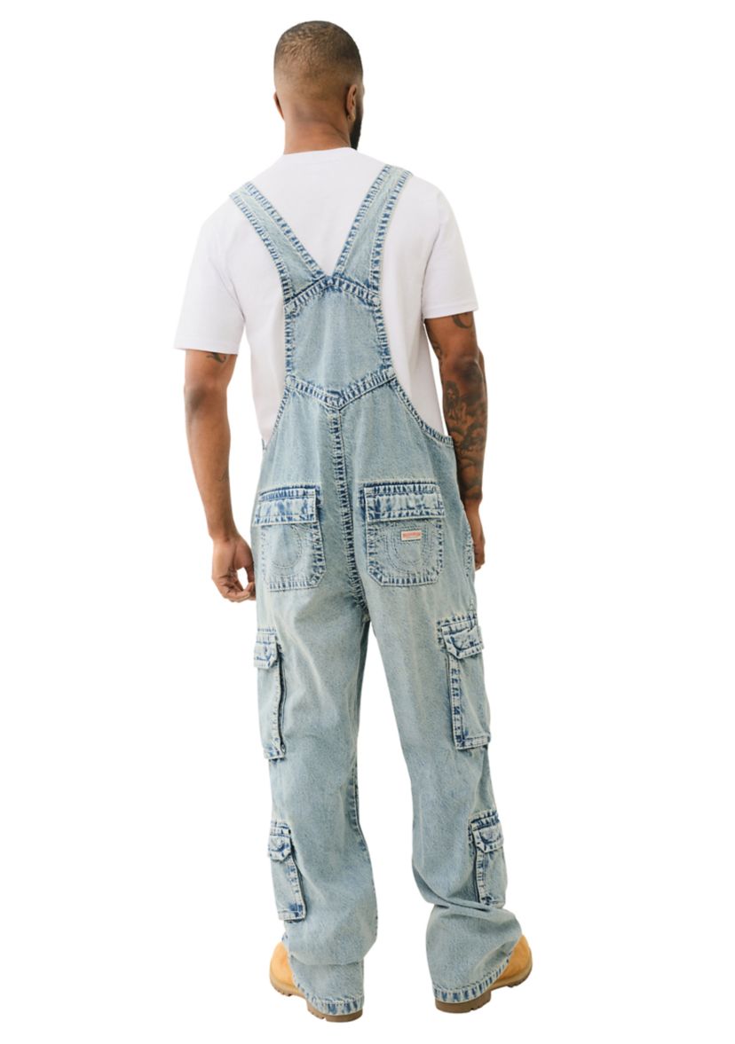 Mens Double Cargo Big T Overalls