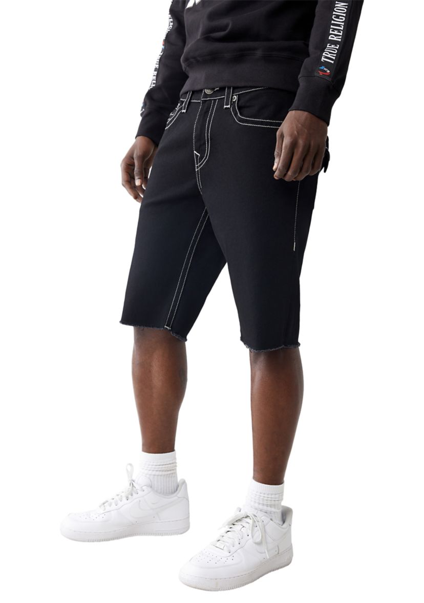 True Religion Men's Ricky Frayed Denim Shorts Belk