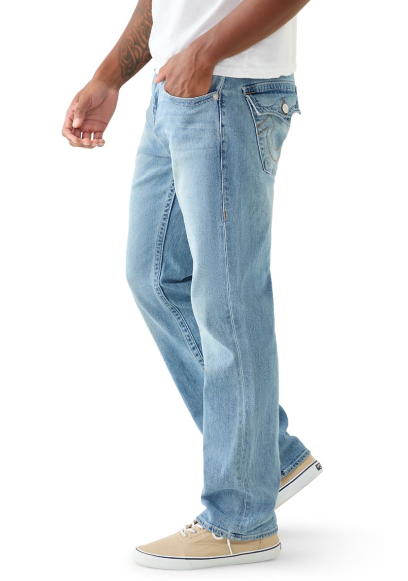 Mens Ricky Straight Leg Flap Jeans