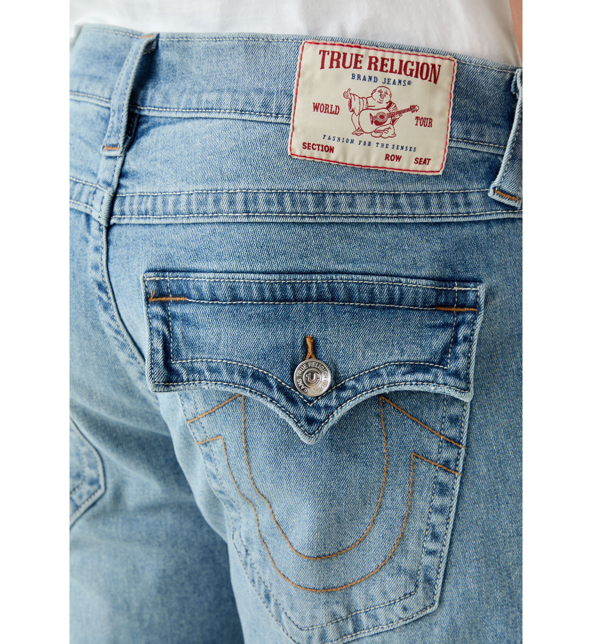 True Religion Men's Ricky Straight Leg Flap Jeans | Belk