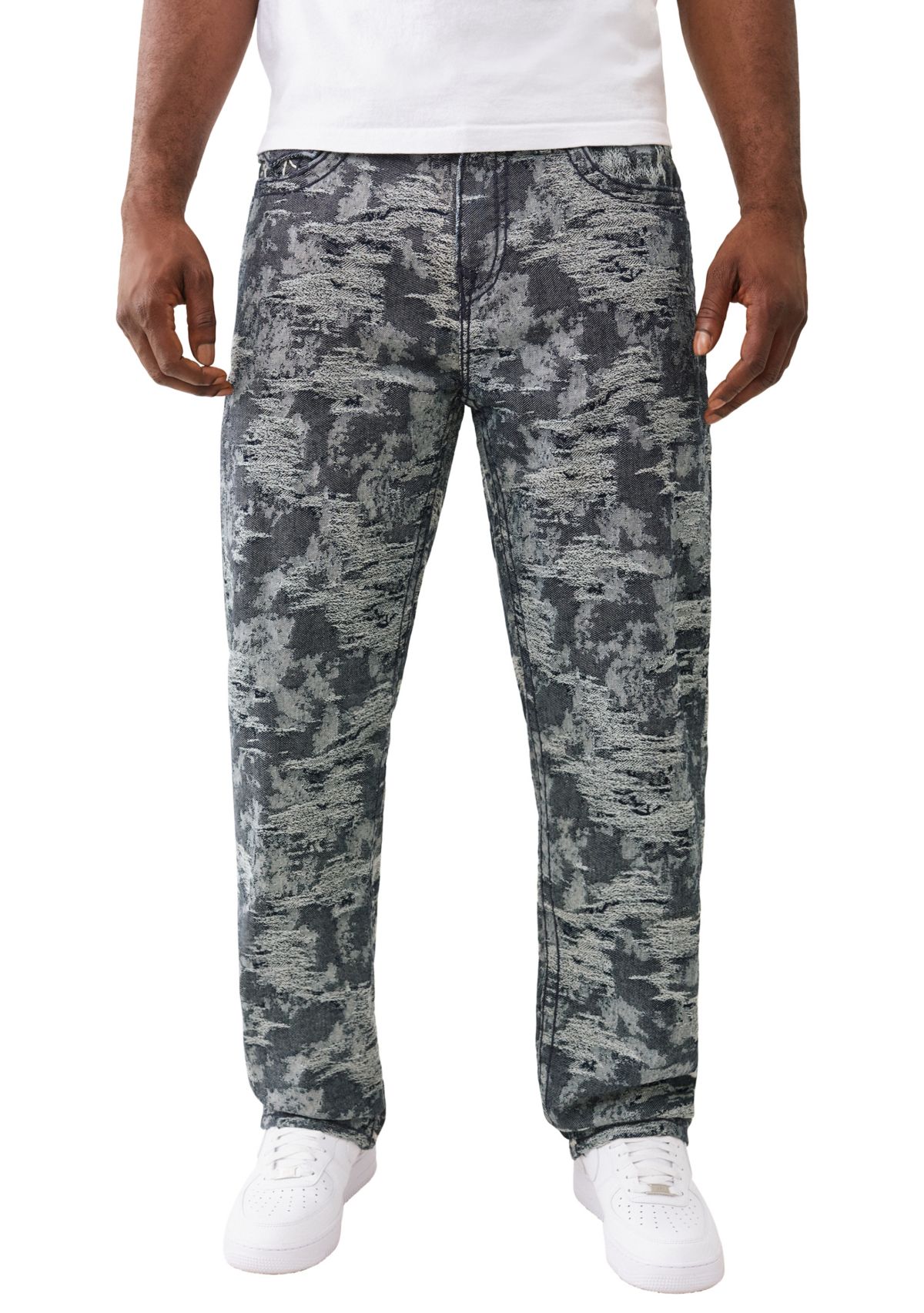 Bobby Baggy Jacquard Jeans