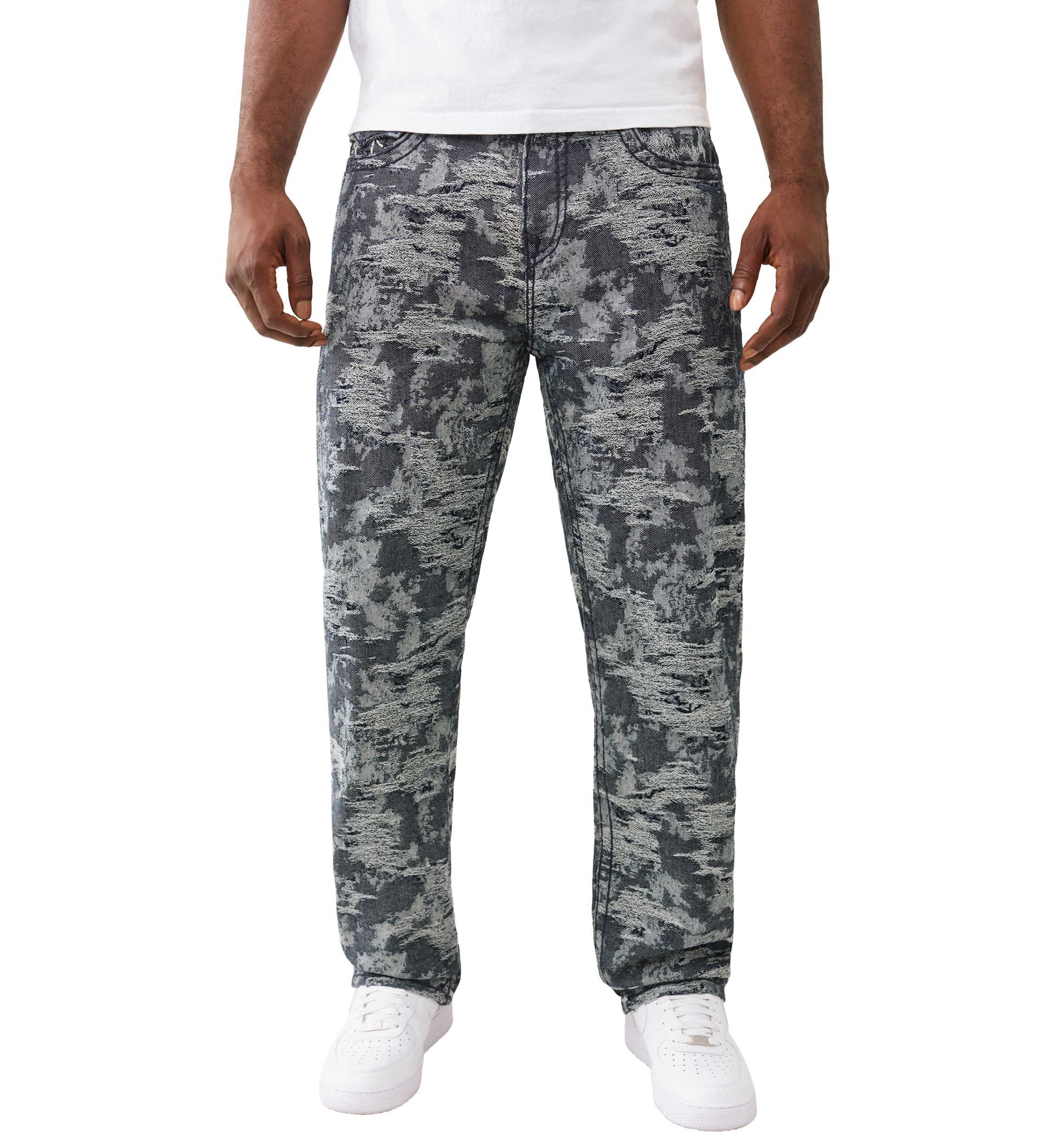 Bobby Baggy Jacquard Jeans