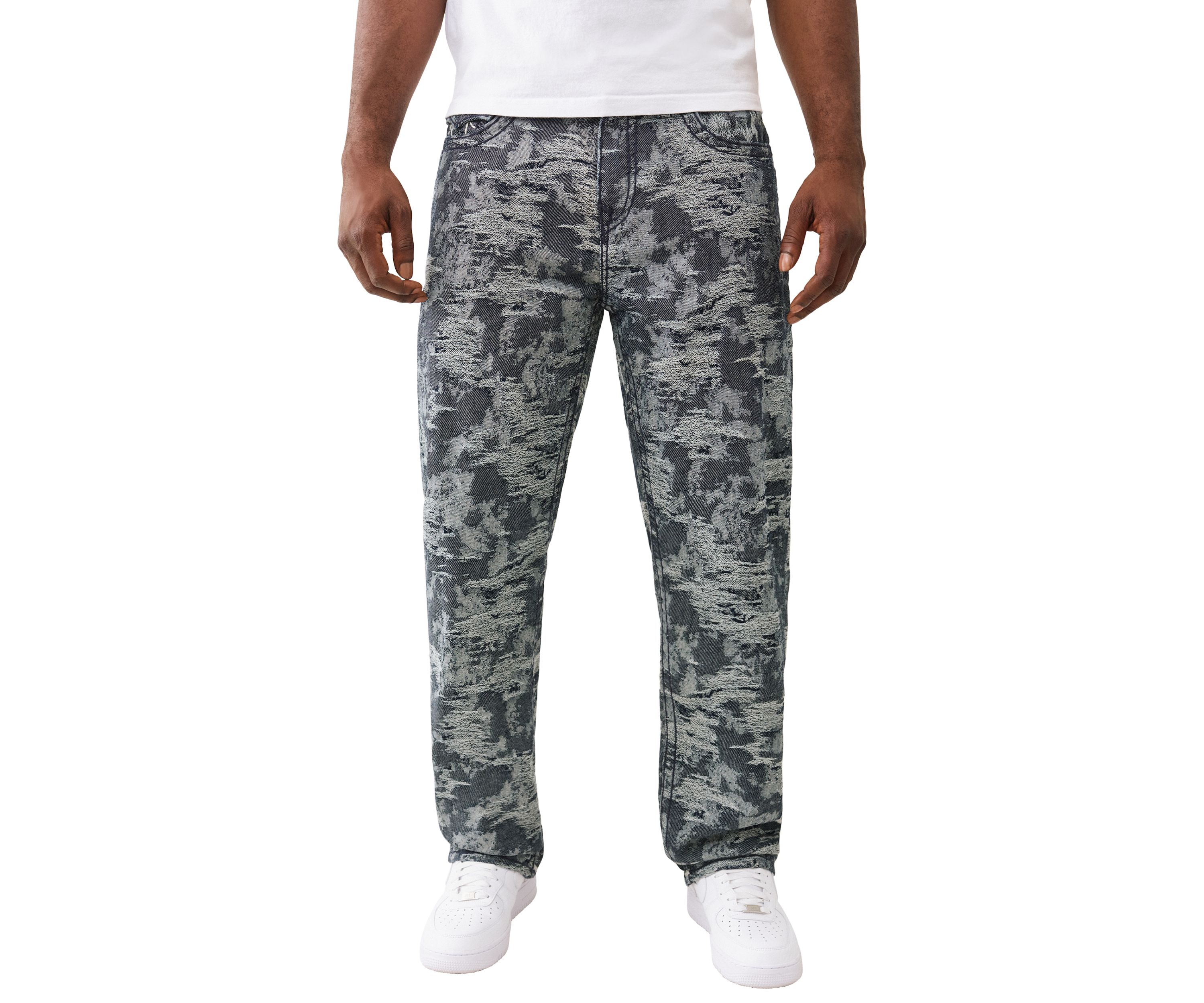 Bobby Baggy Jacquard Jeans