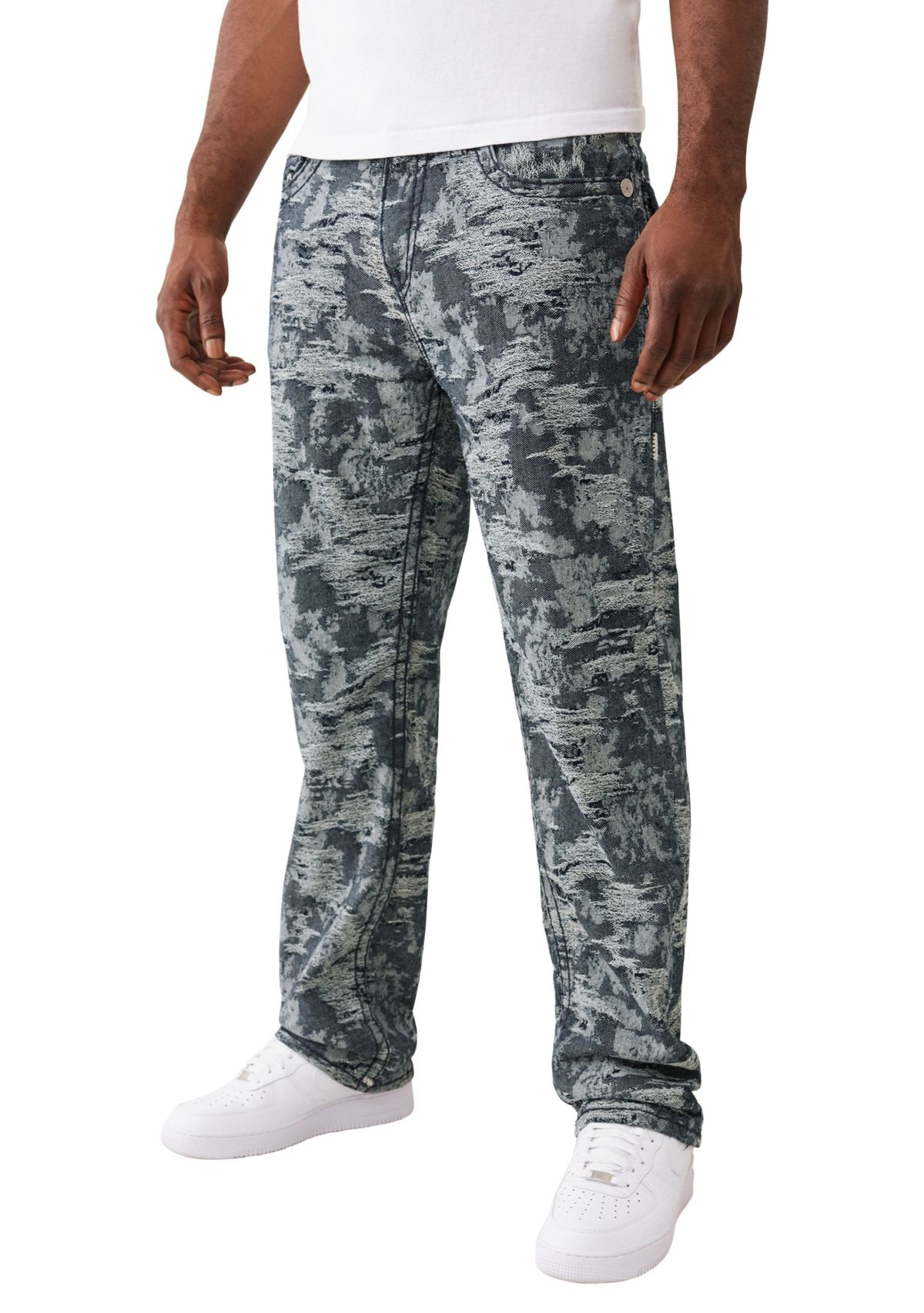 Bobby Baggy Jacquard Jeans