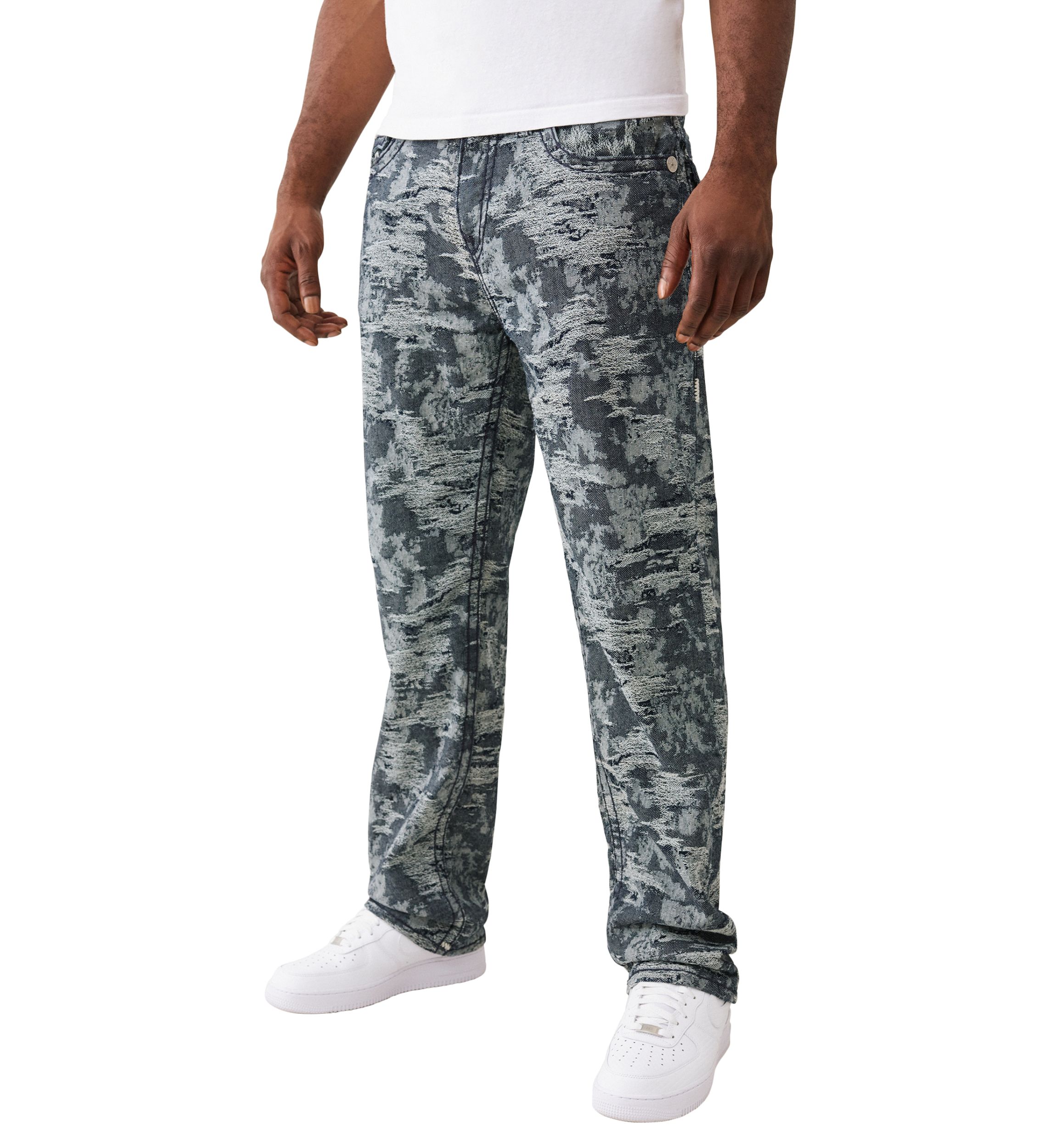 Bobby Baggy Jacquard Jeans