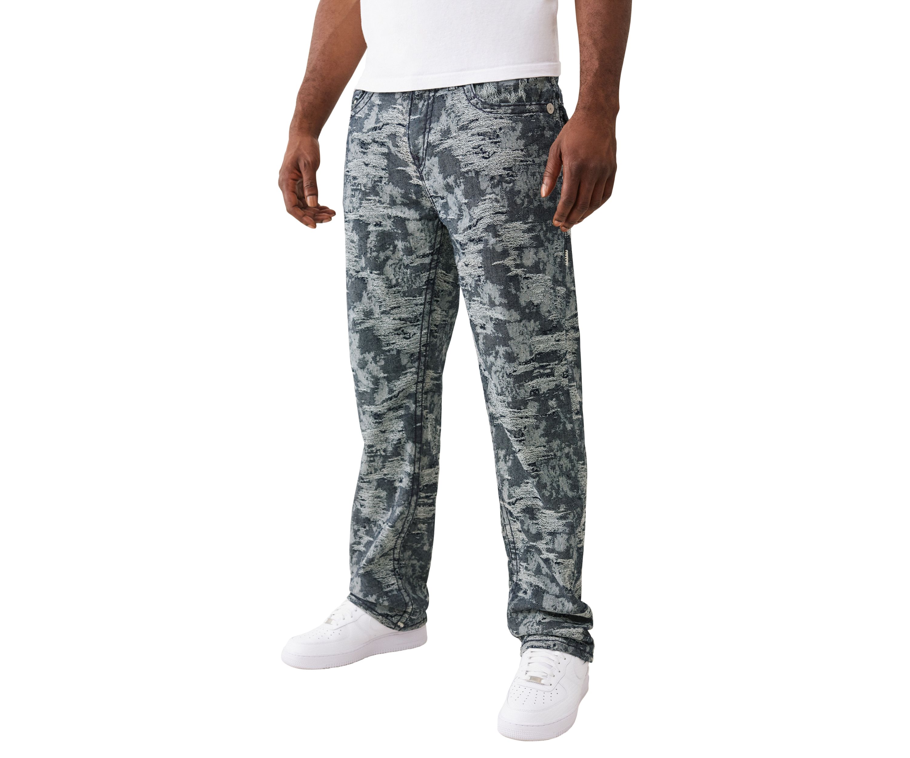 Bobby Baggy Jacquard Jeans